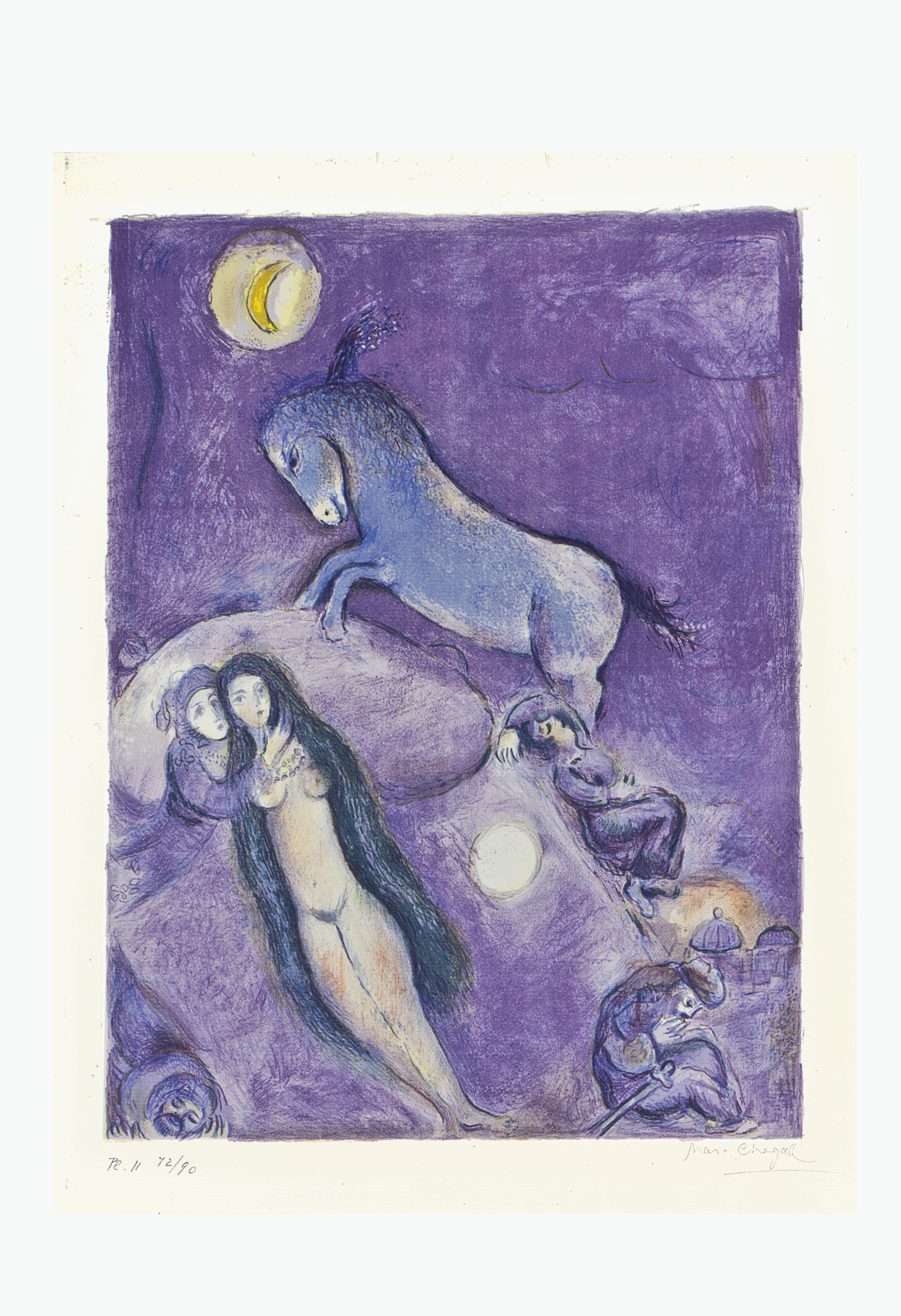 Marc Chagall — Четыре сказки из "Тысячи и одной ночи", издательство "Пантеон Букс", Нью-Йорк, 1948, изображение 13