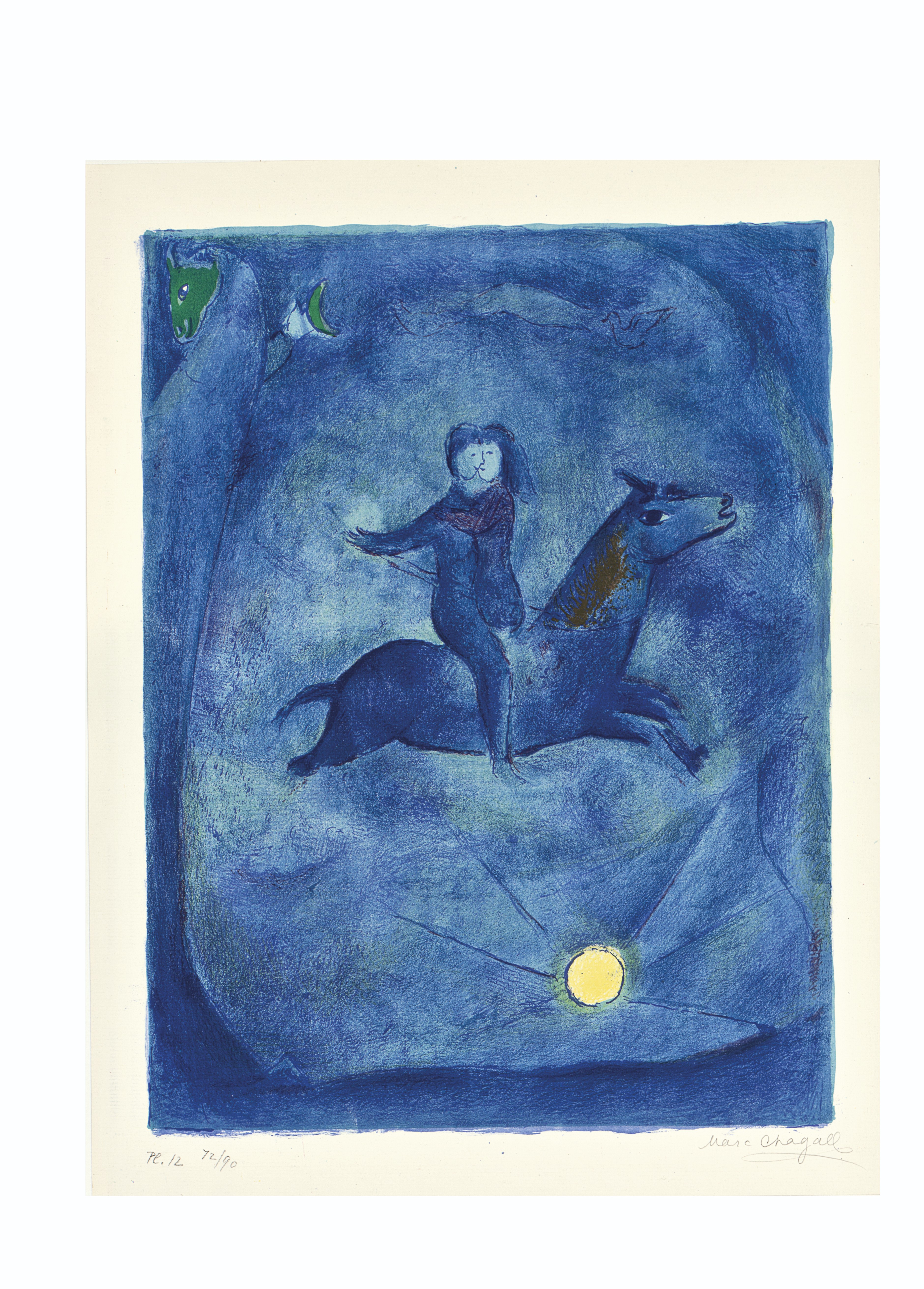 Marc Chagall — Четыре сказки из "Тысячи и одной ночи", издательство "Пантеон Букс", Нью-Йорк, 1948, изображение 14