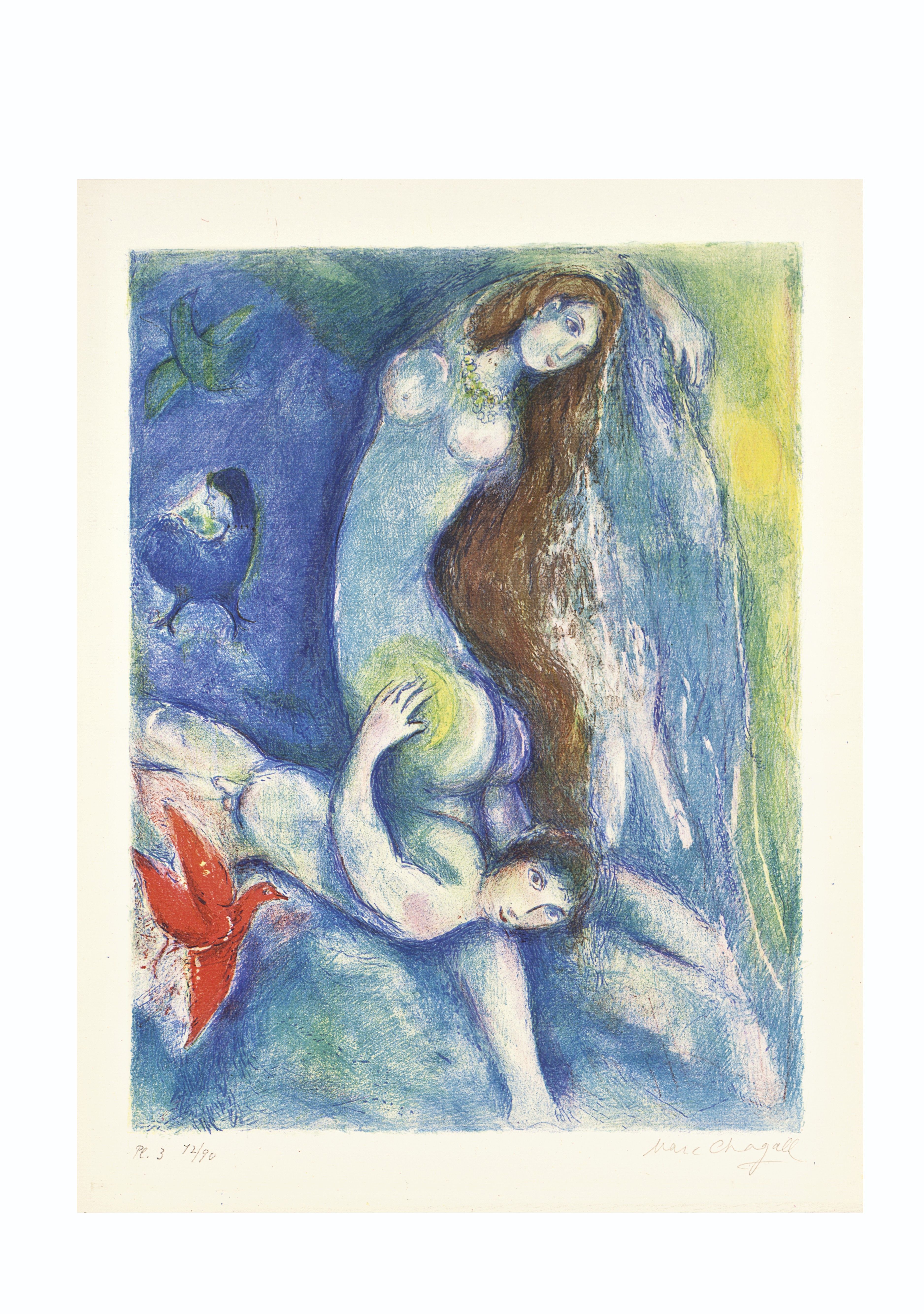 Marc Chagall — Четыре сказки из "Тысячи и одной ночи", издательство "Пантеон Букс", Нью-Йорк, 1948, изображение 5