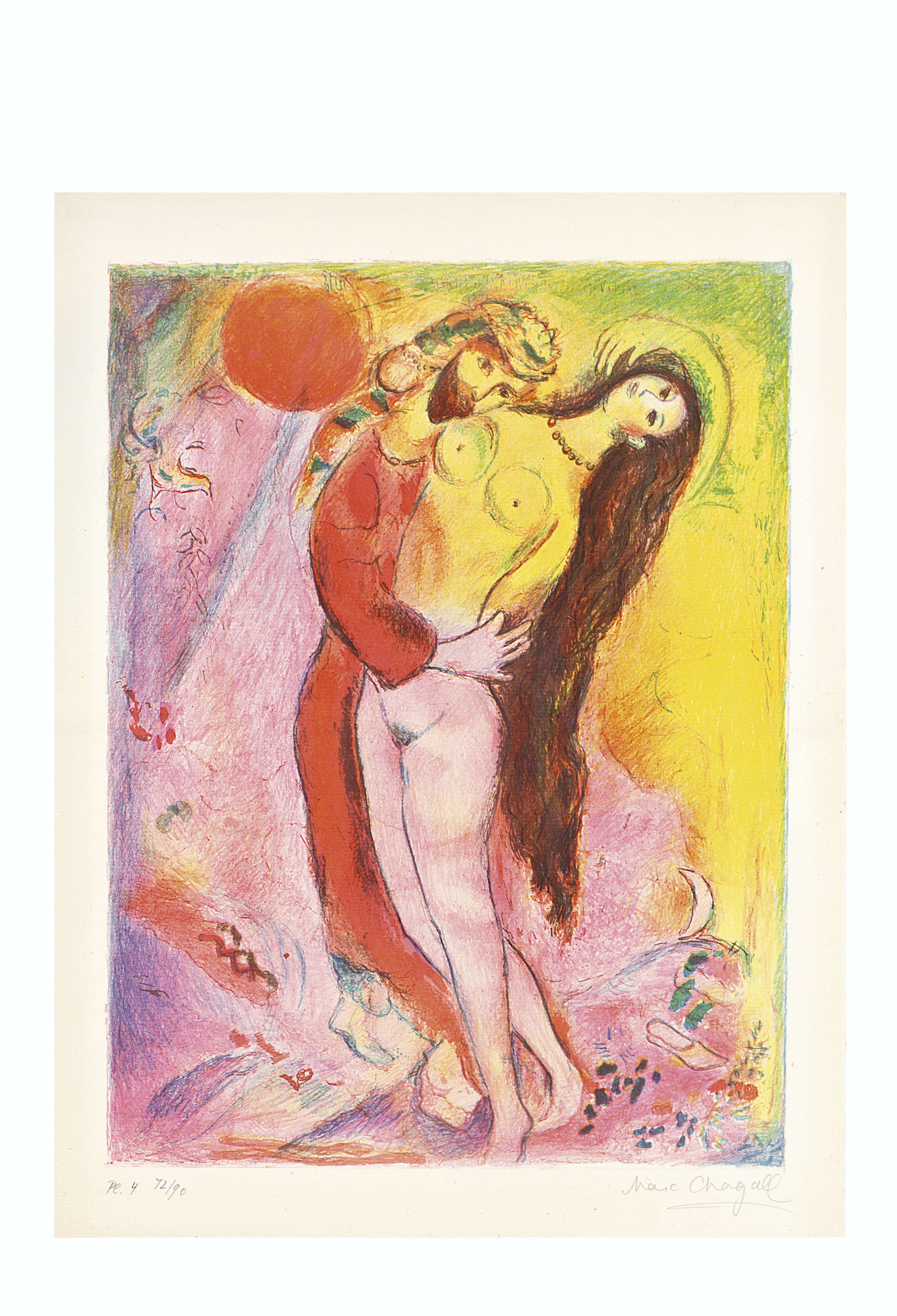 Marc Chagall — Четыре сказки из "Тысячи и одной ночи", издательство "Пантеон Букс", Нью-Йорк, 1948, изображение 6