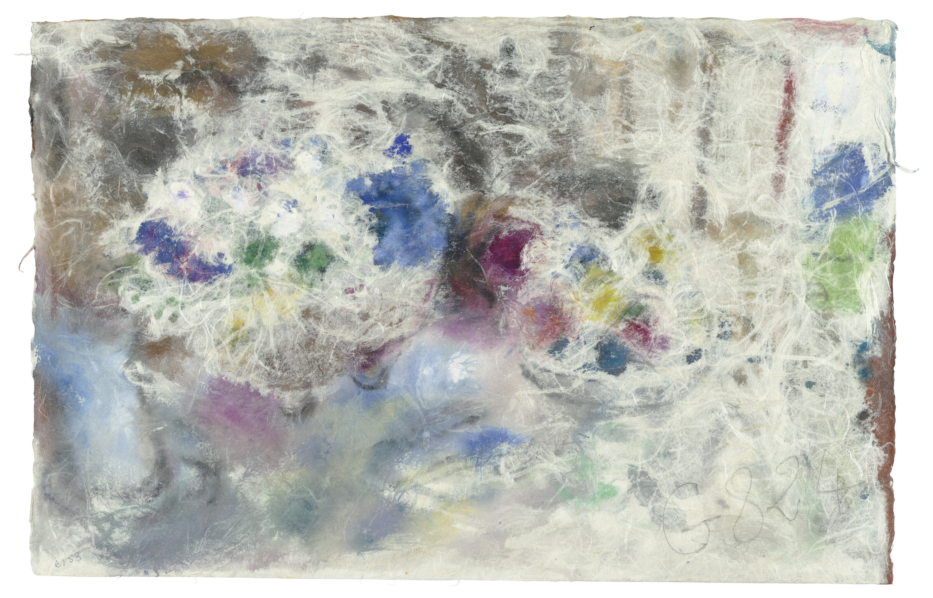Marc Chagall — Цветы и фрукты на столе в Зильс-Марии, изображение 2