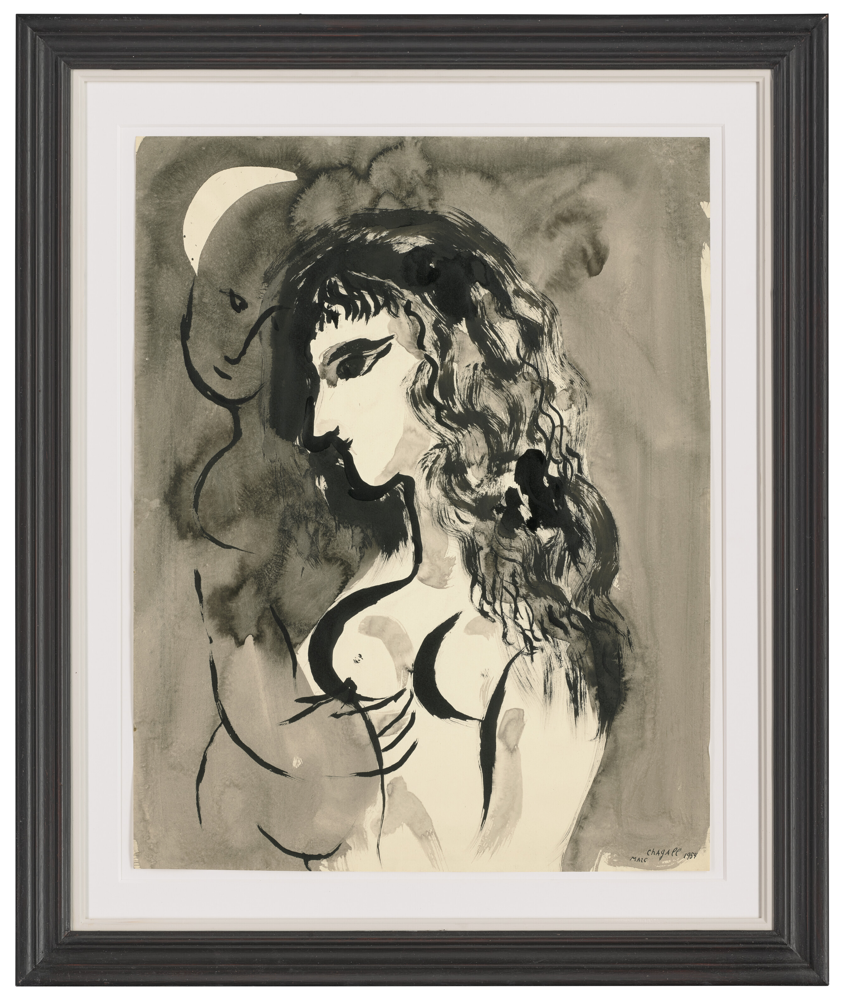 Marc Chagall — Пара с самым разным профилем, изображение 2