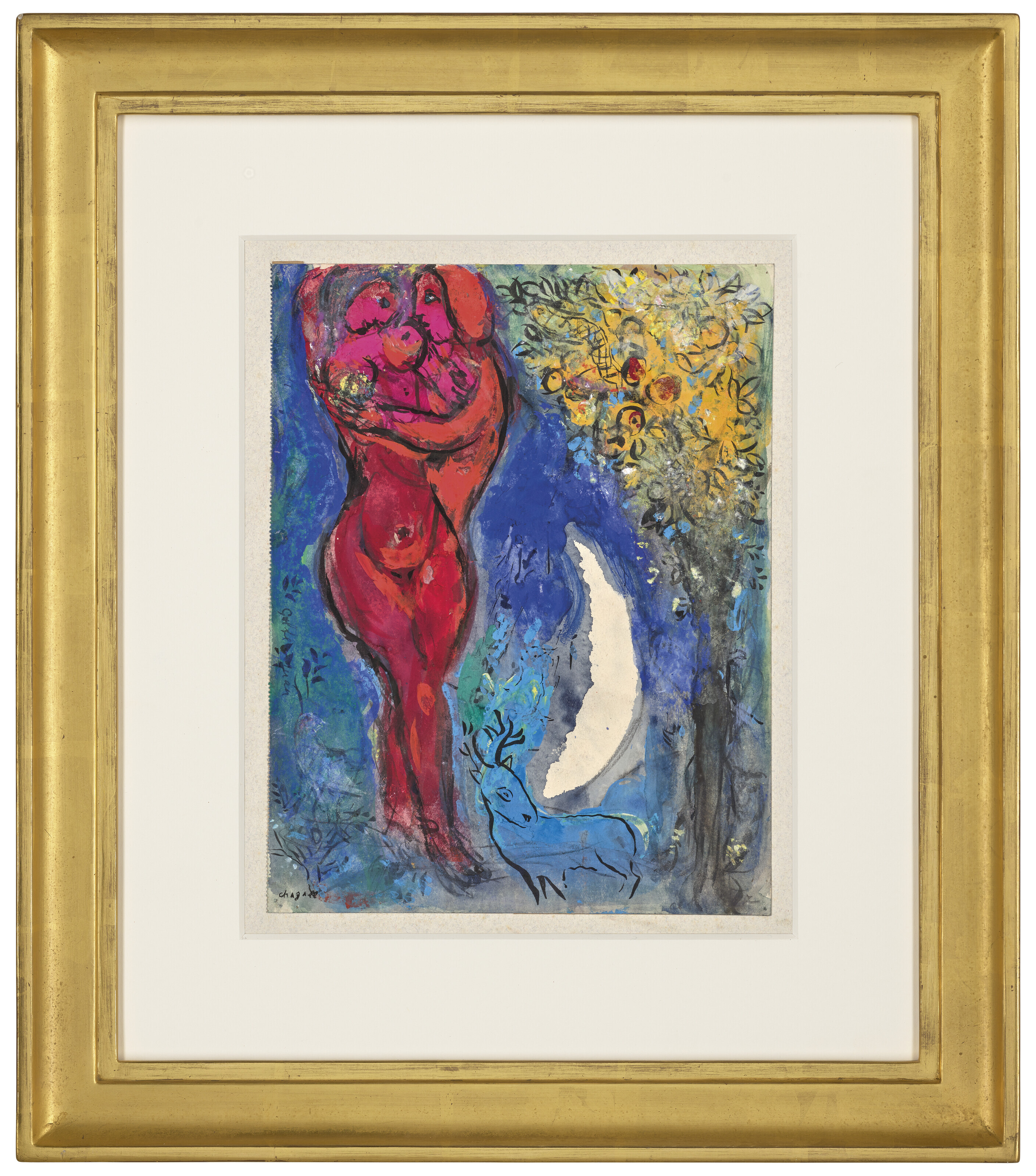 Marc Chagall — Любовь в стиле луны, изображение 2