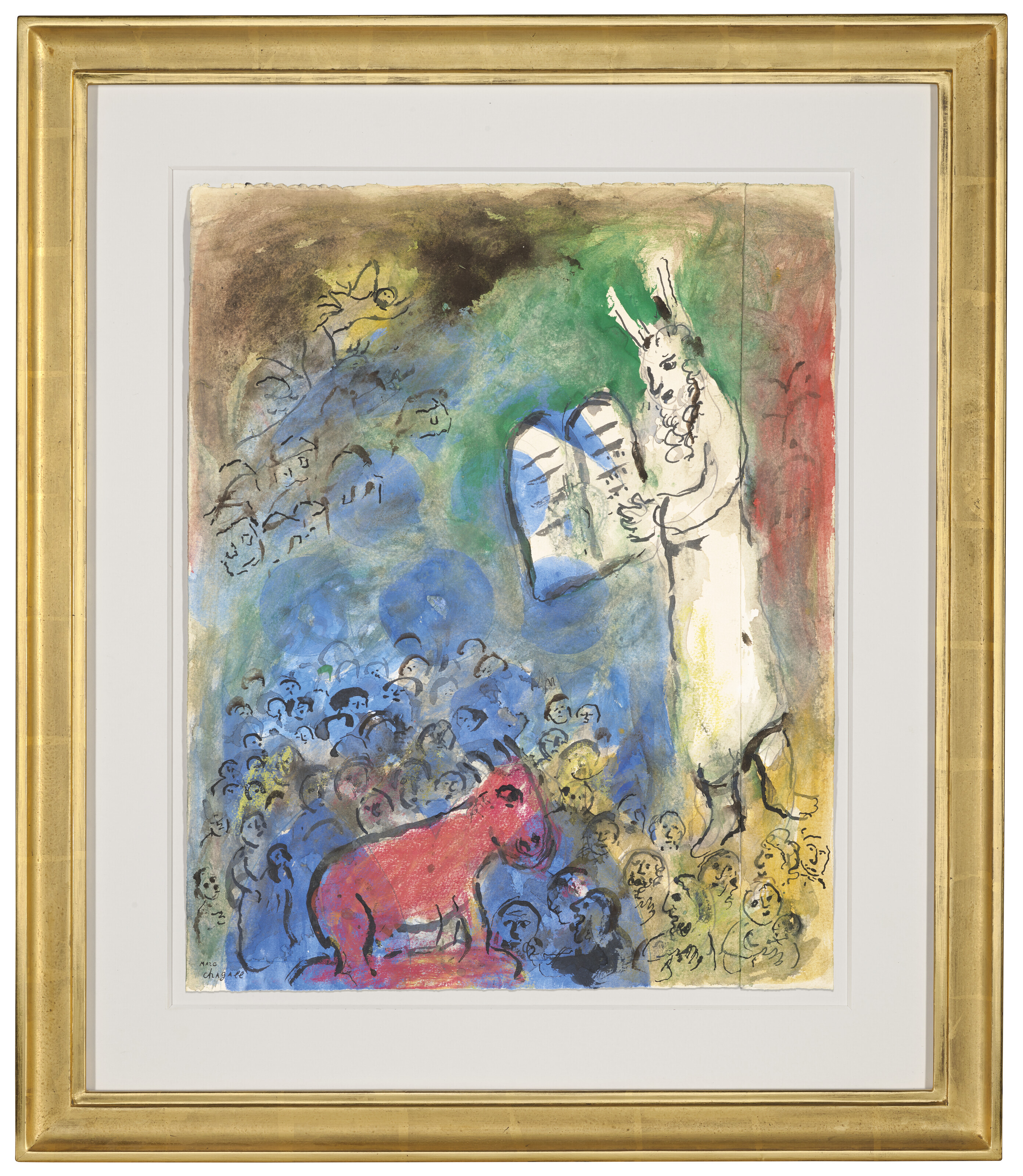 Marc Chagall — Моисей и сердце неба, изображение 2