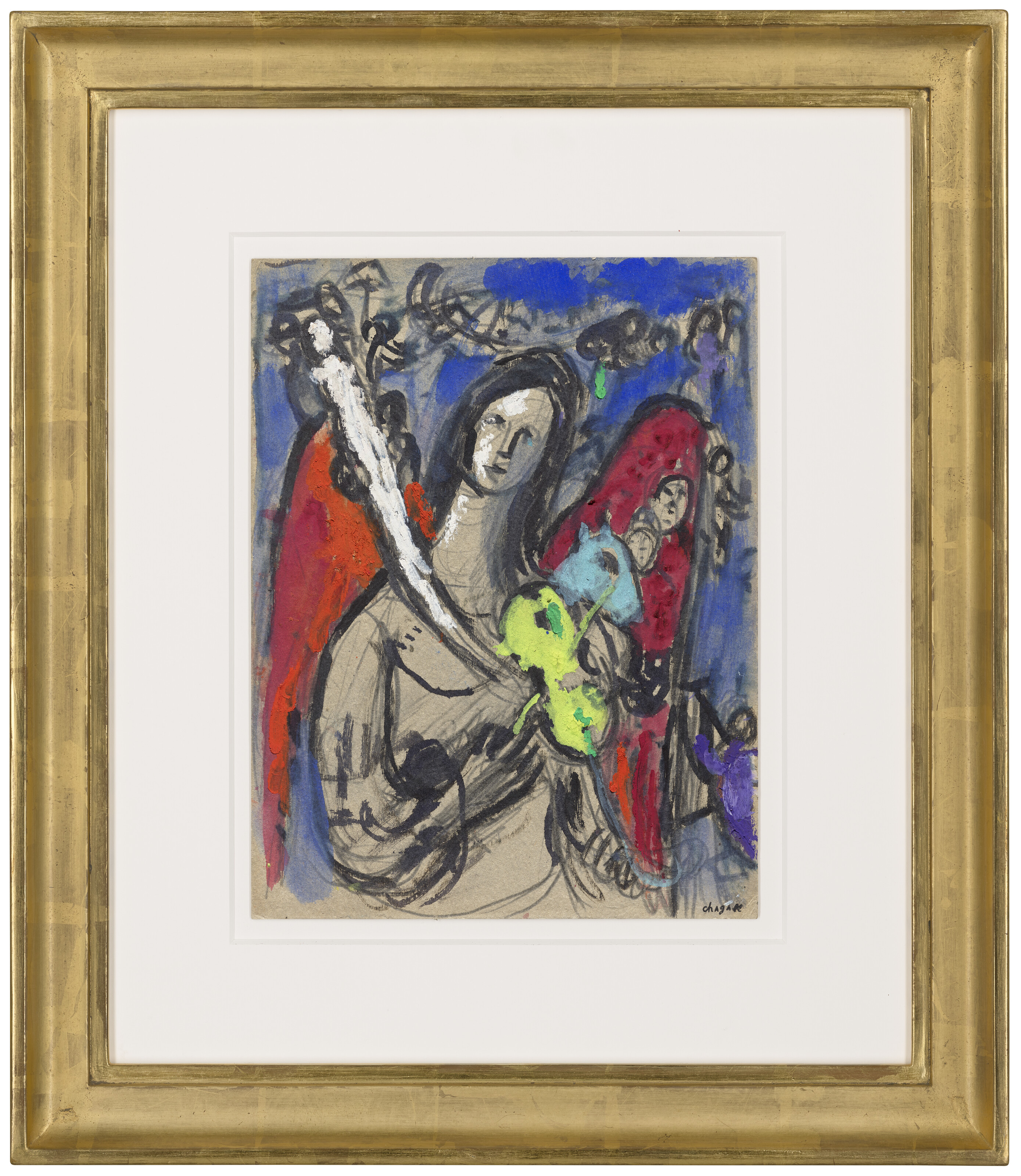 Marc Chagall — Сочинение для концерта "Голубой апельсин в розовых тонах" (1923-45), изображение 2