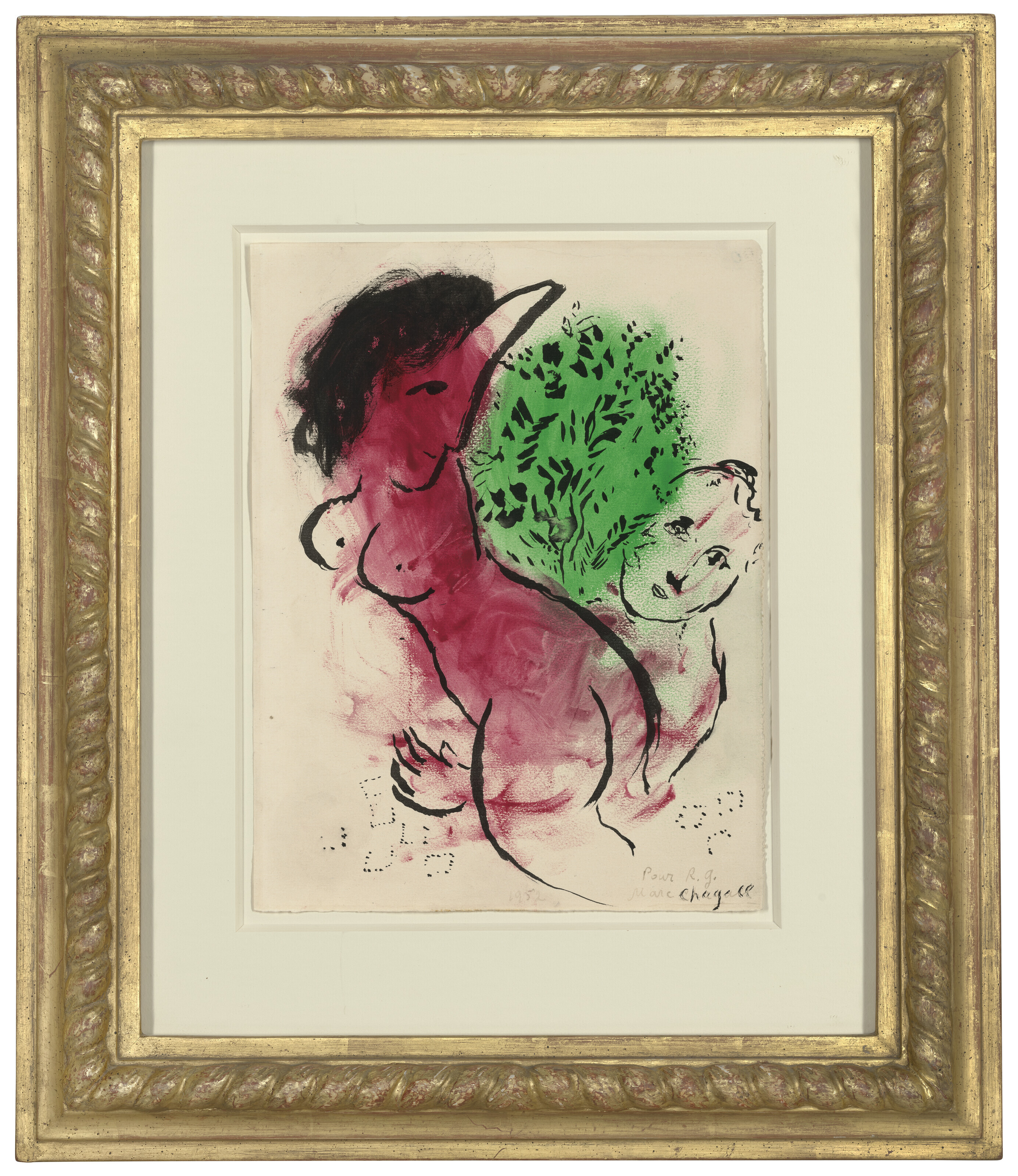 Marc Chagall — Любовный аромат красного фавна, изображение 2