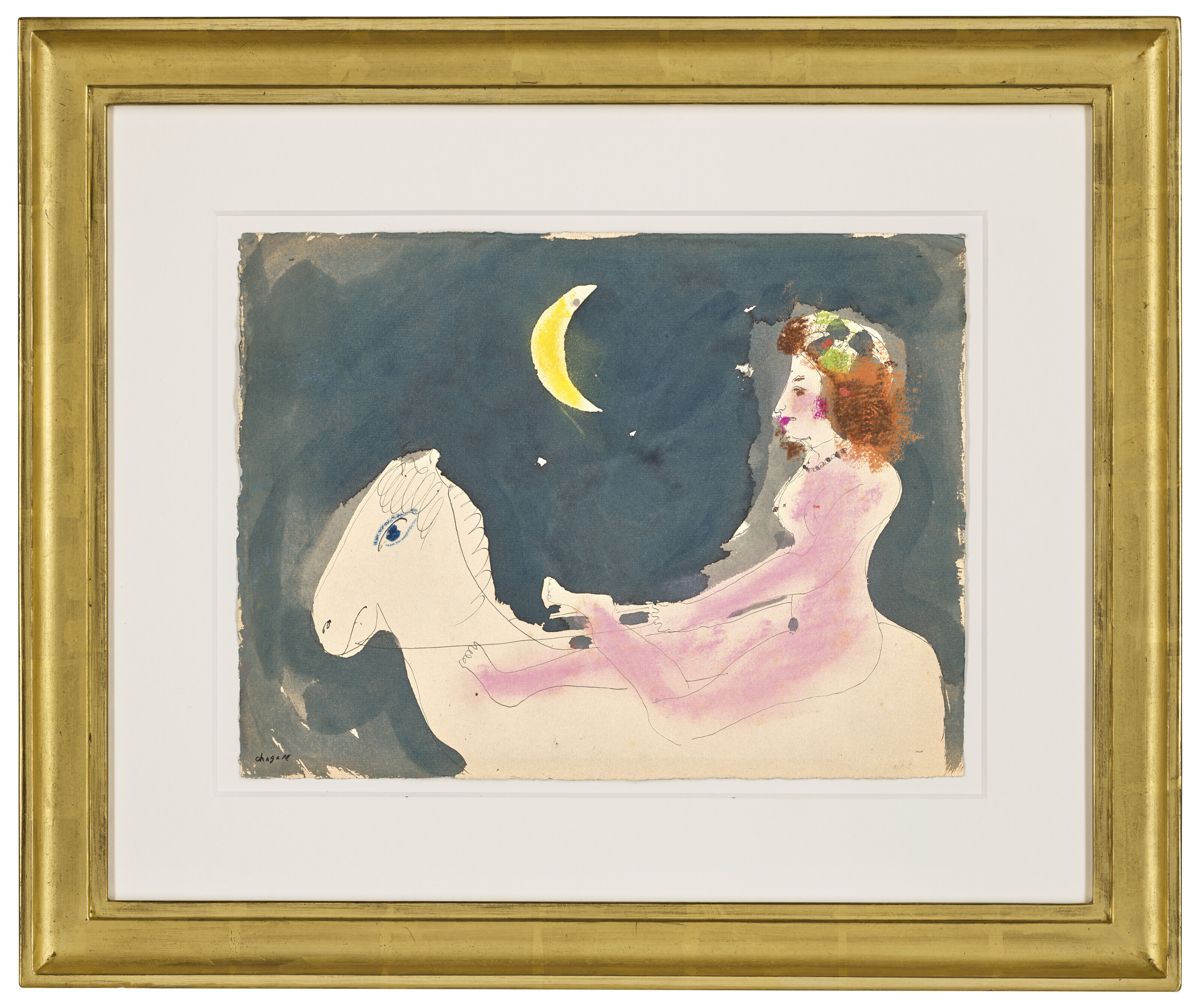 Marc Chagall — Ночь в одиночестве, изображение 2