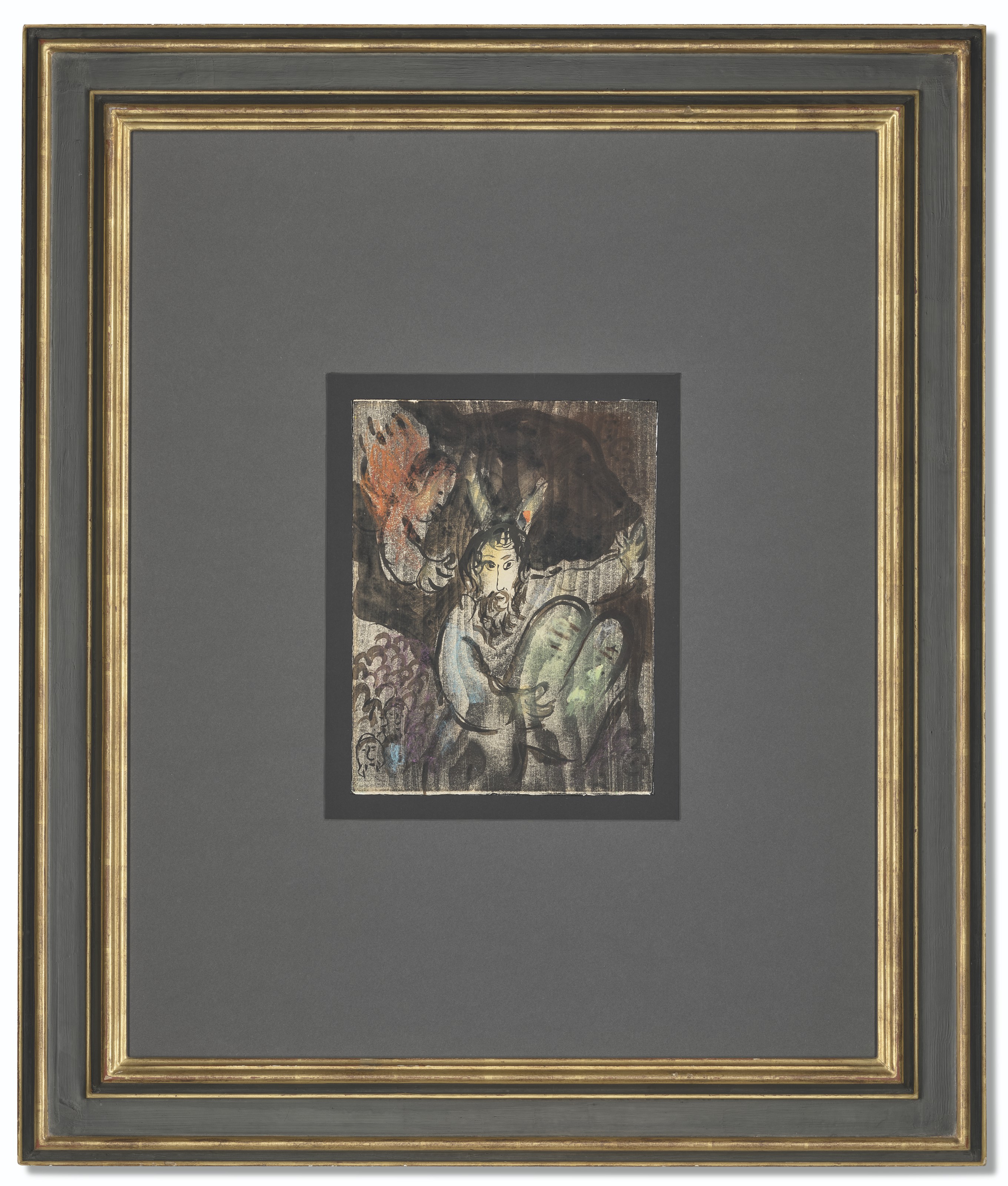 Marc Chagall — Специальный подготовительный материал для "Моисея и столов любви", изображение 2