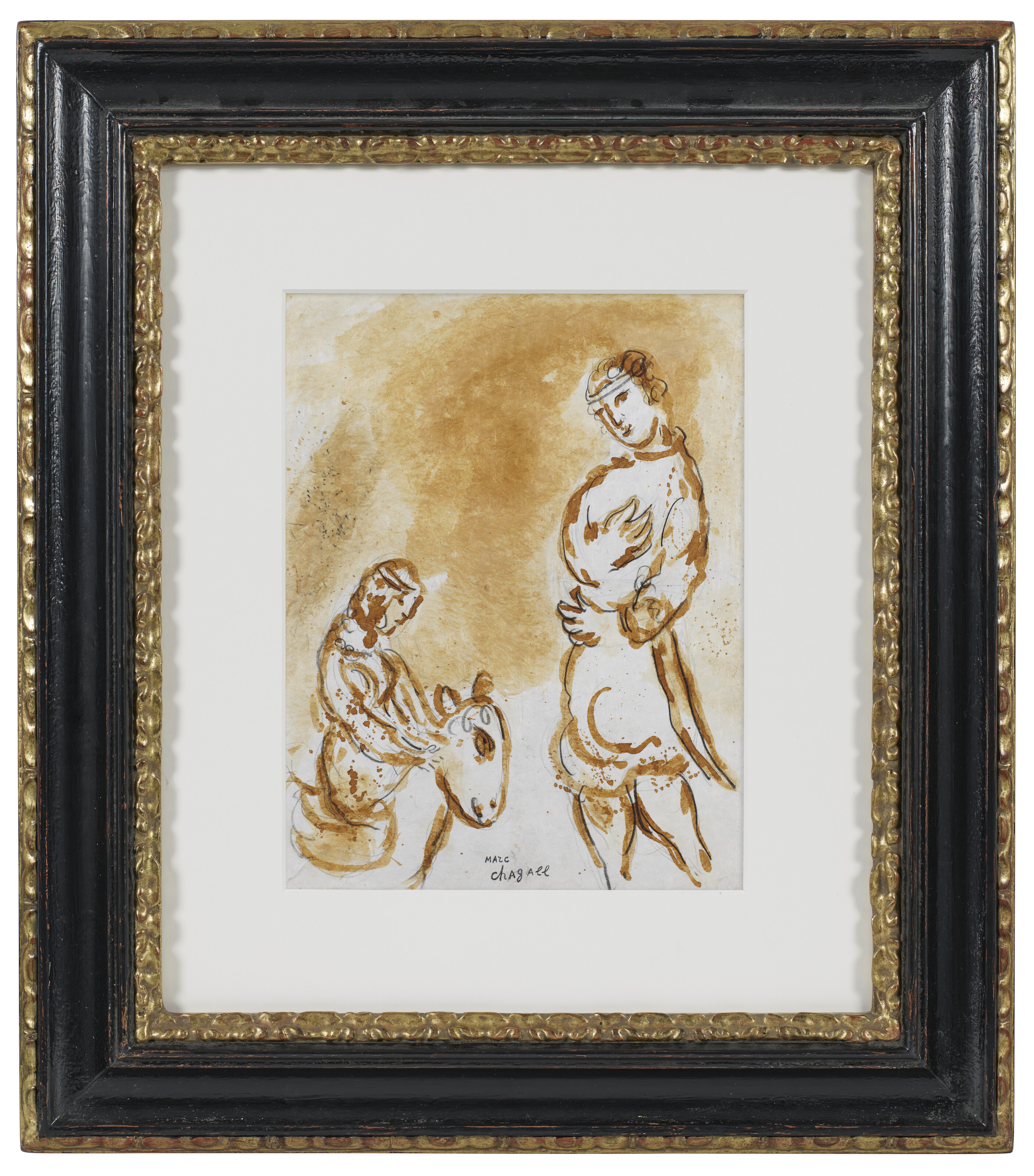 Marc Chagall — Абигайль, женщина Давида (не сохранилась ни в одном из последних библейских изданий, 1960), изображение 2
