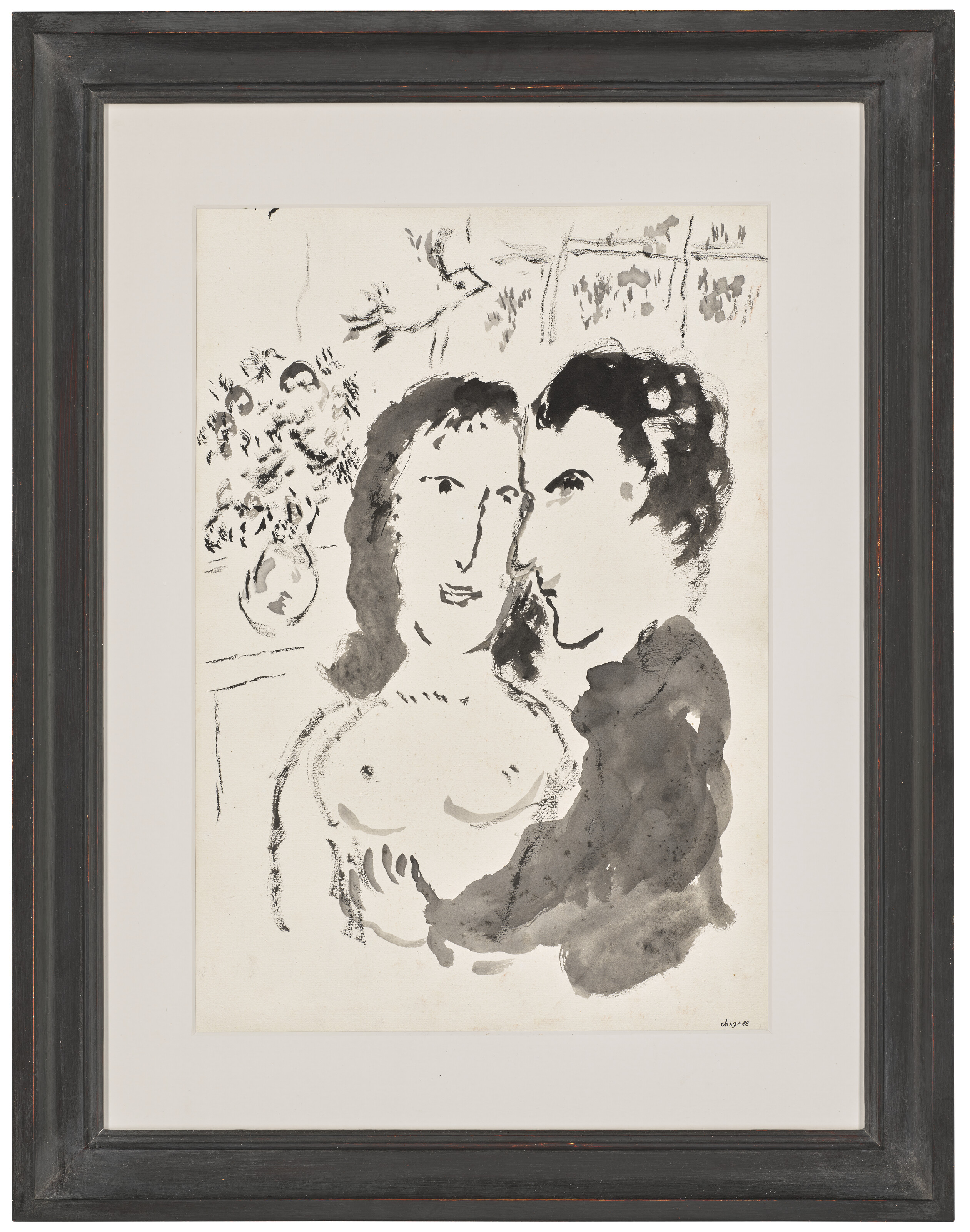 Marc Chagall — Пара, живущая в большом мире, изображение 2