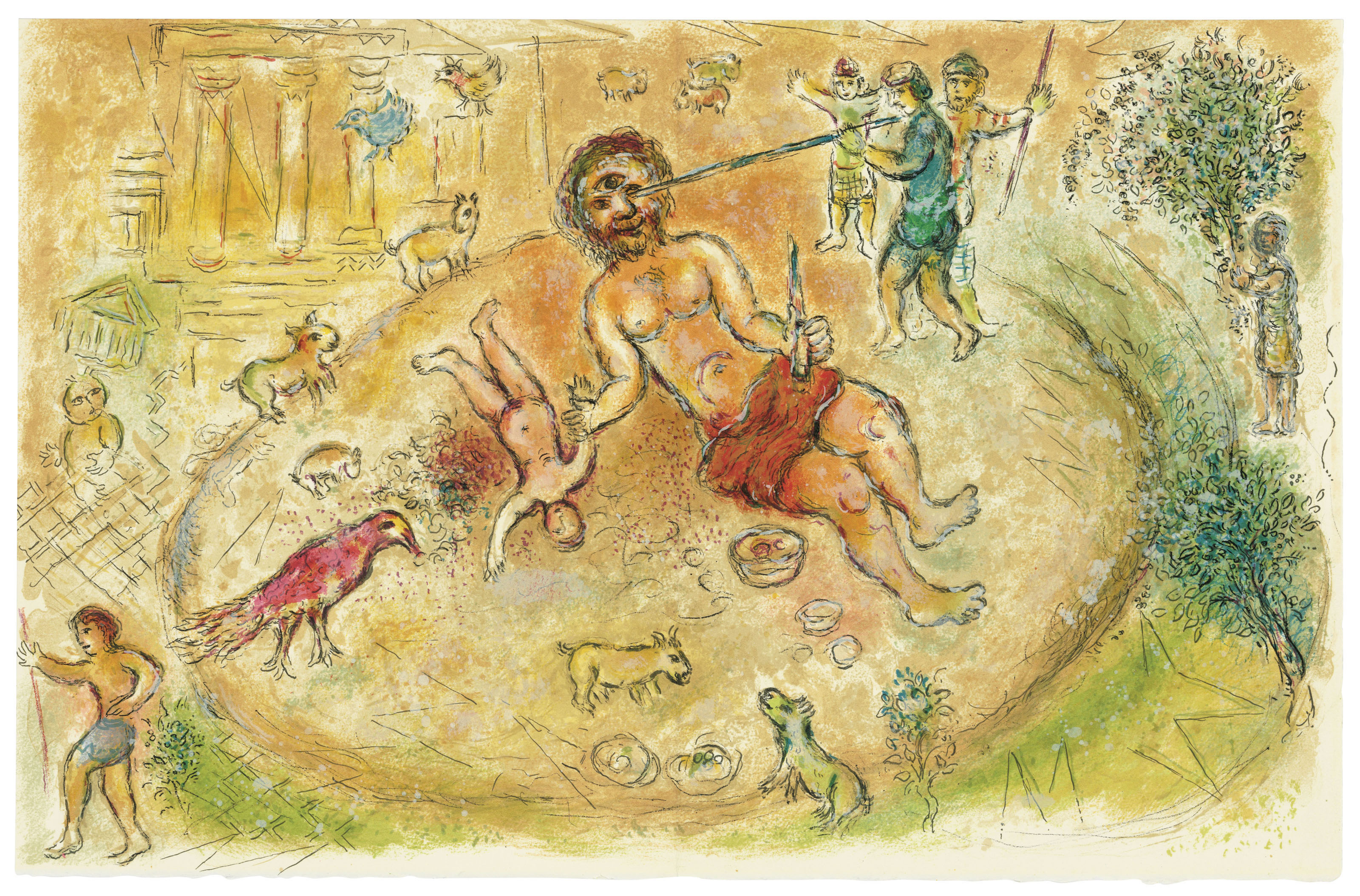 Marc Chagall — Одиссей, изображение 5