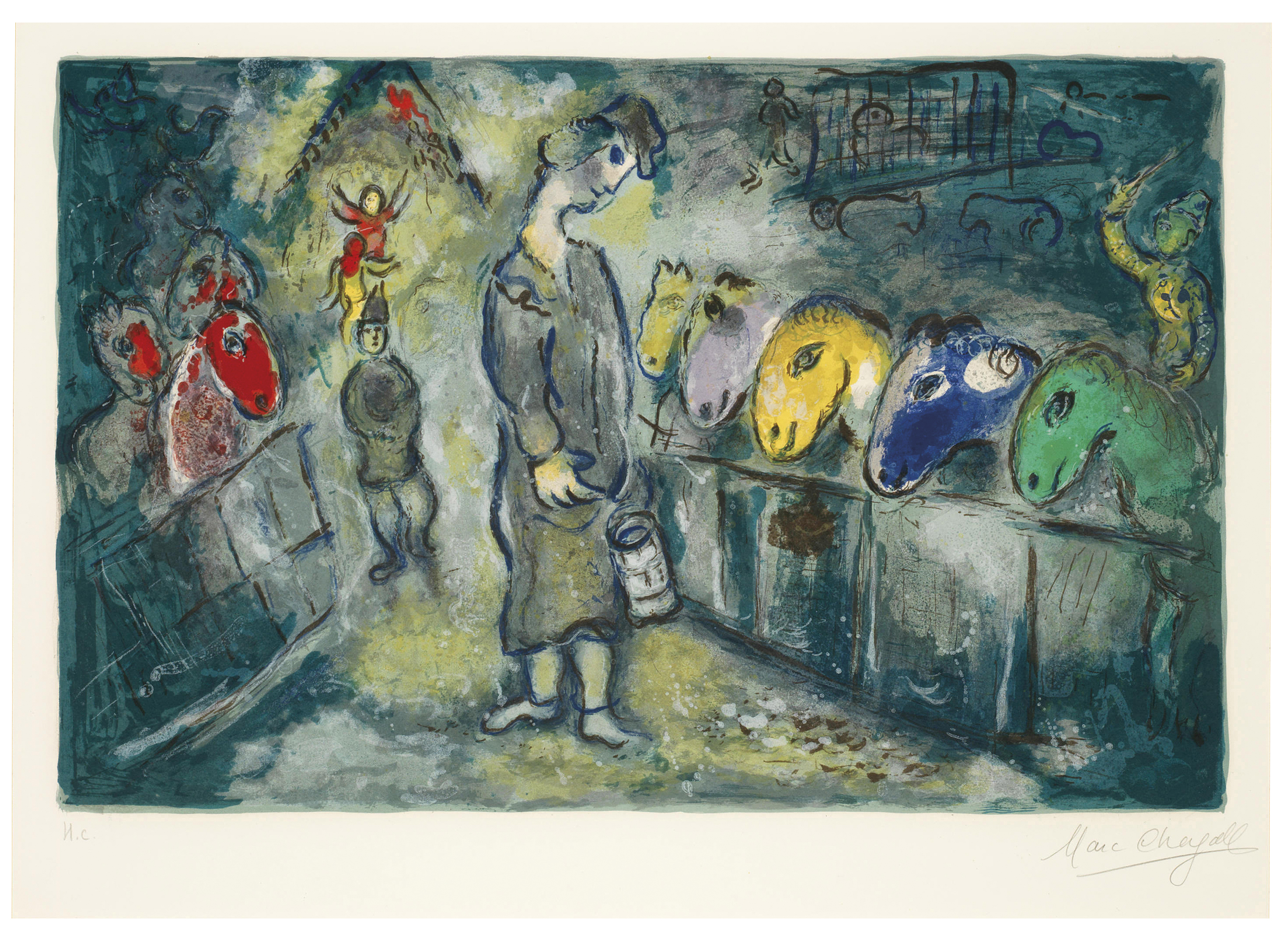 Marc Chagall — Le Cirque: одна тарелка