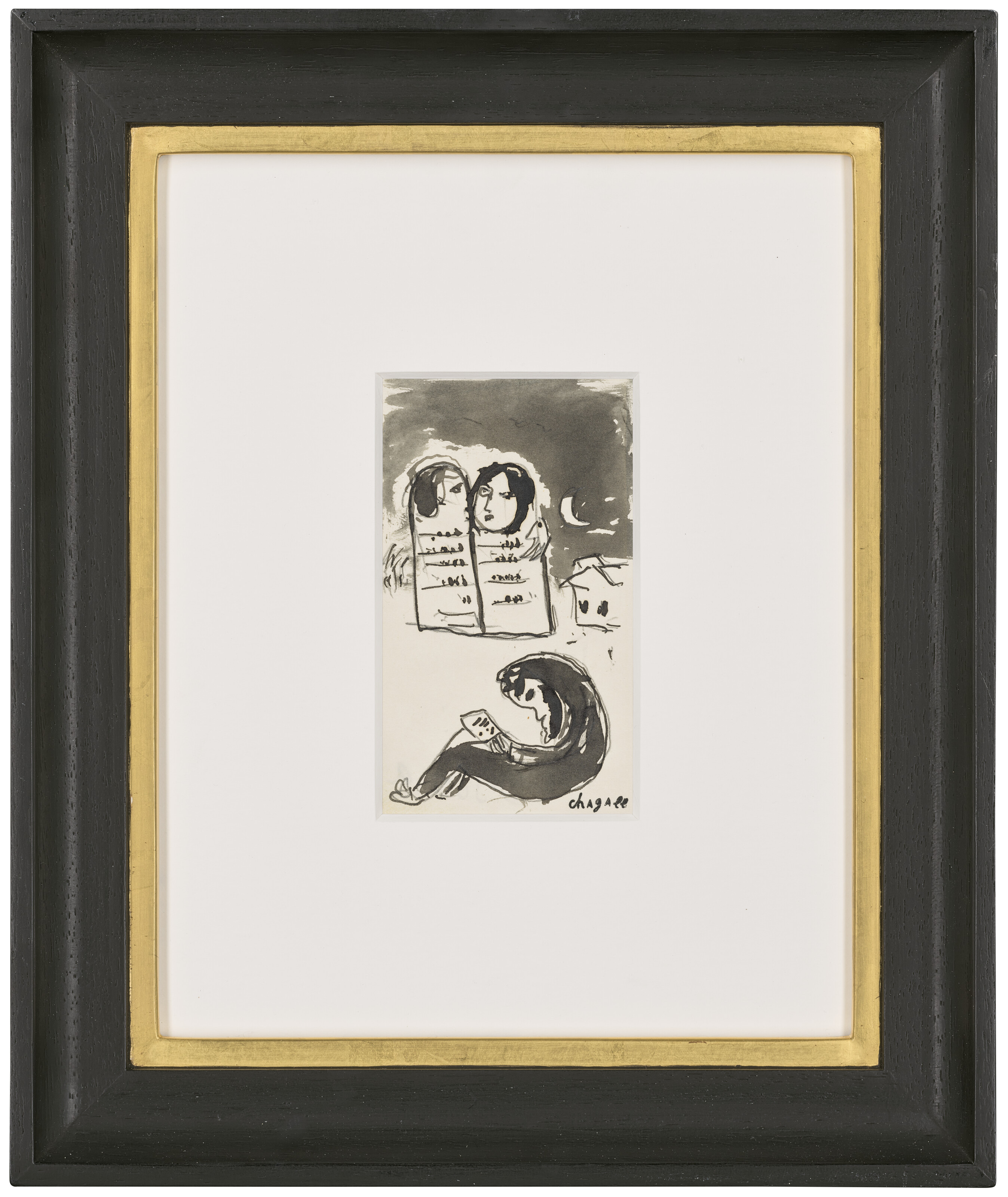 Marc Chagall — Приер в ночи, изображение 2