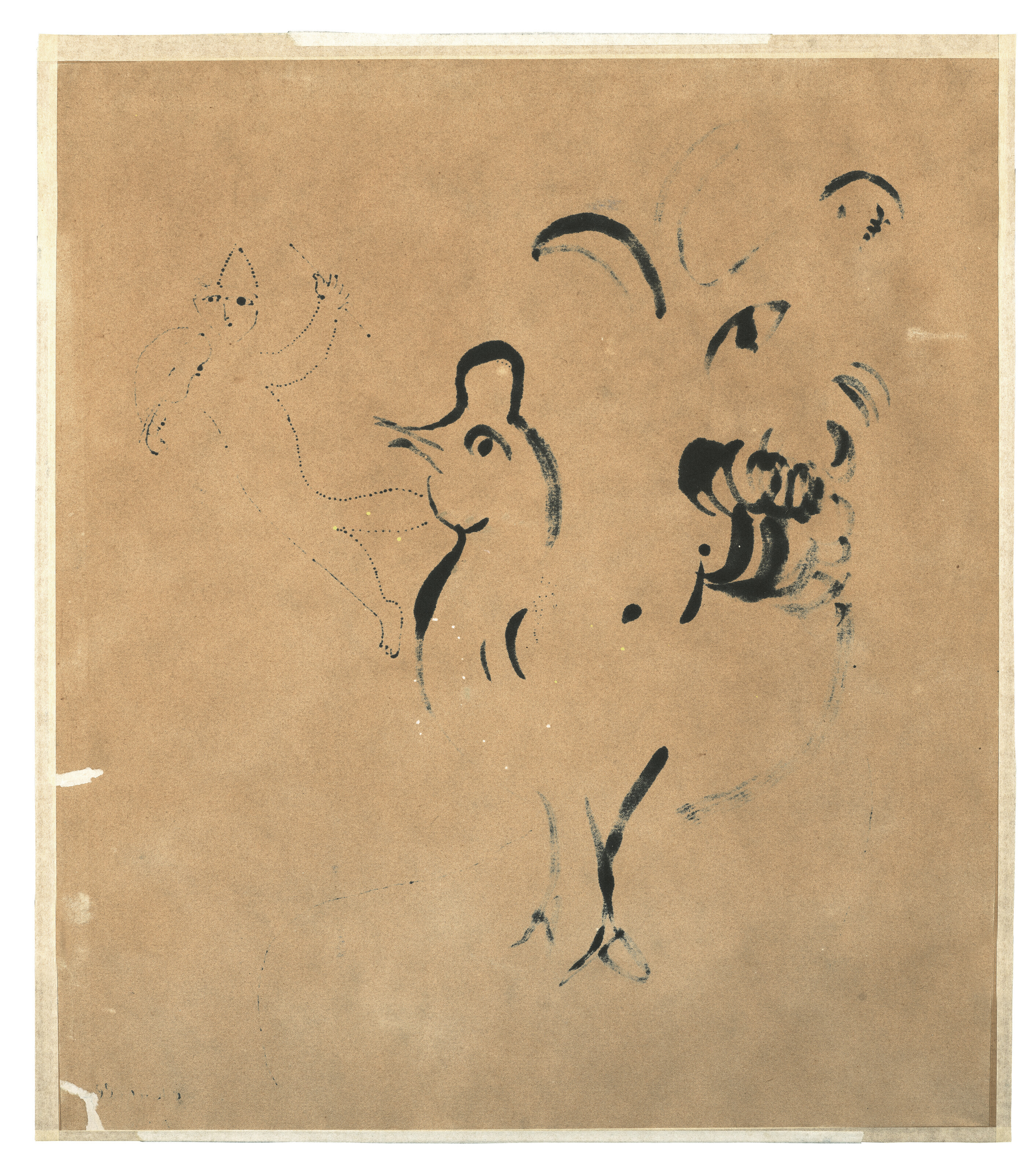 Marc Chagall — Кок, мальчик и виолончелистка, изображение 2