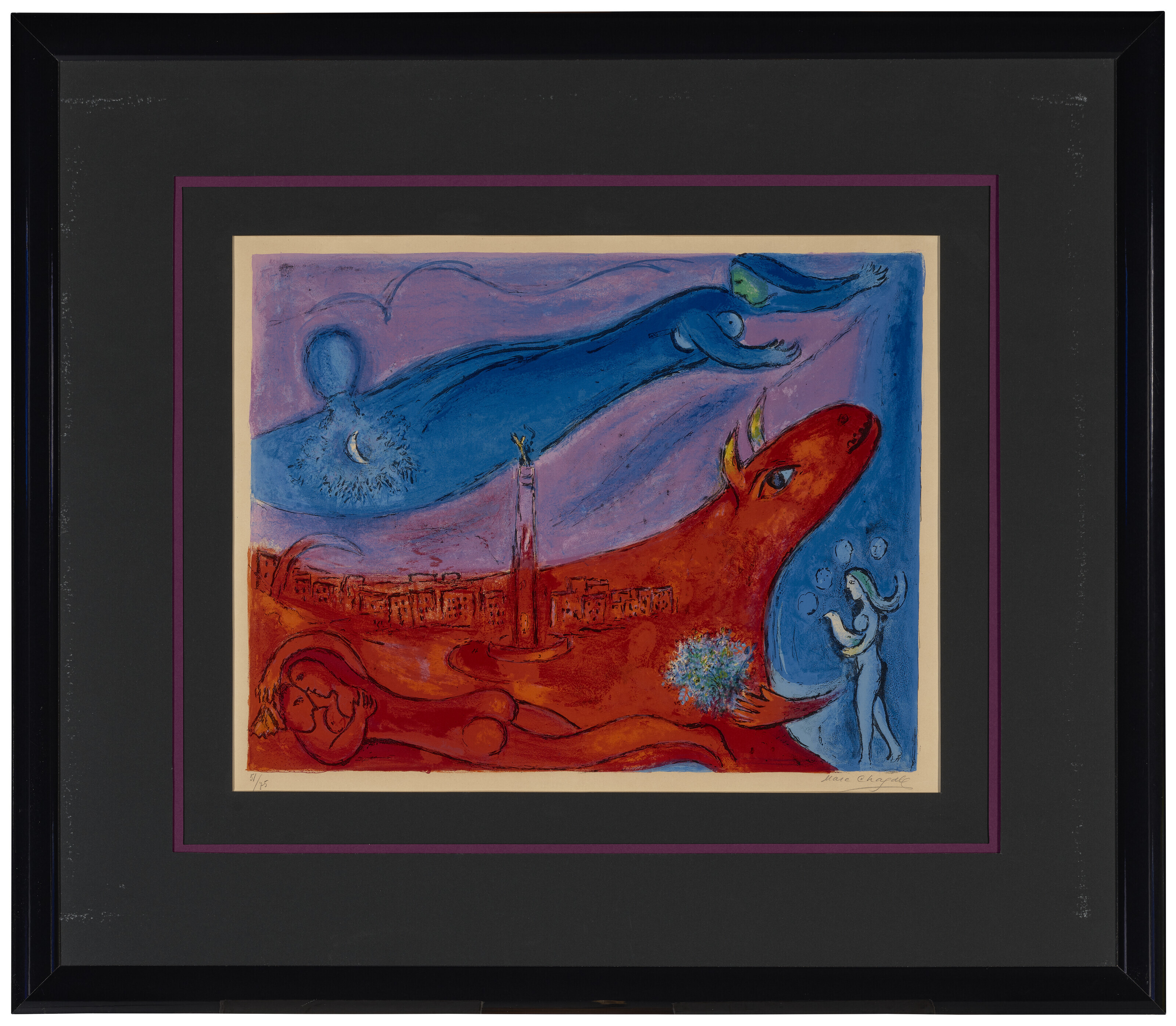 Marc Chagall — Взятие Бастилии, изображение 2