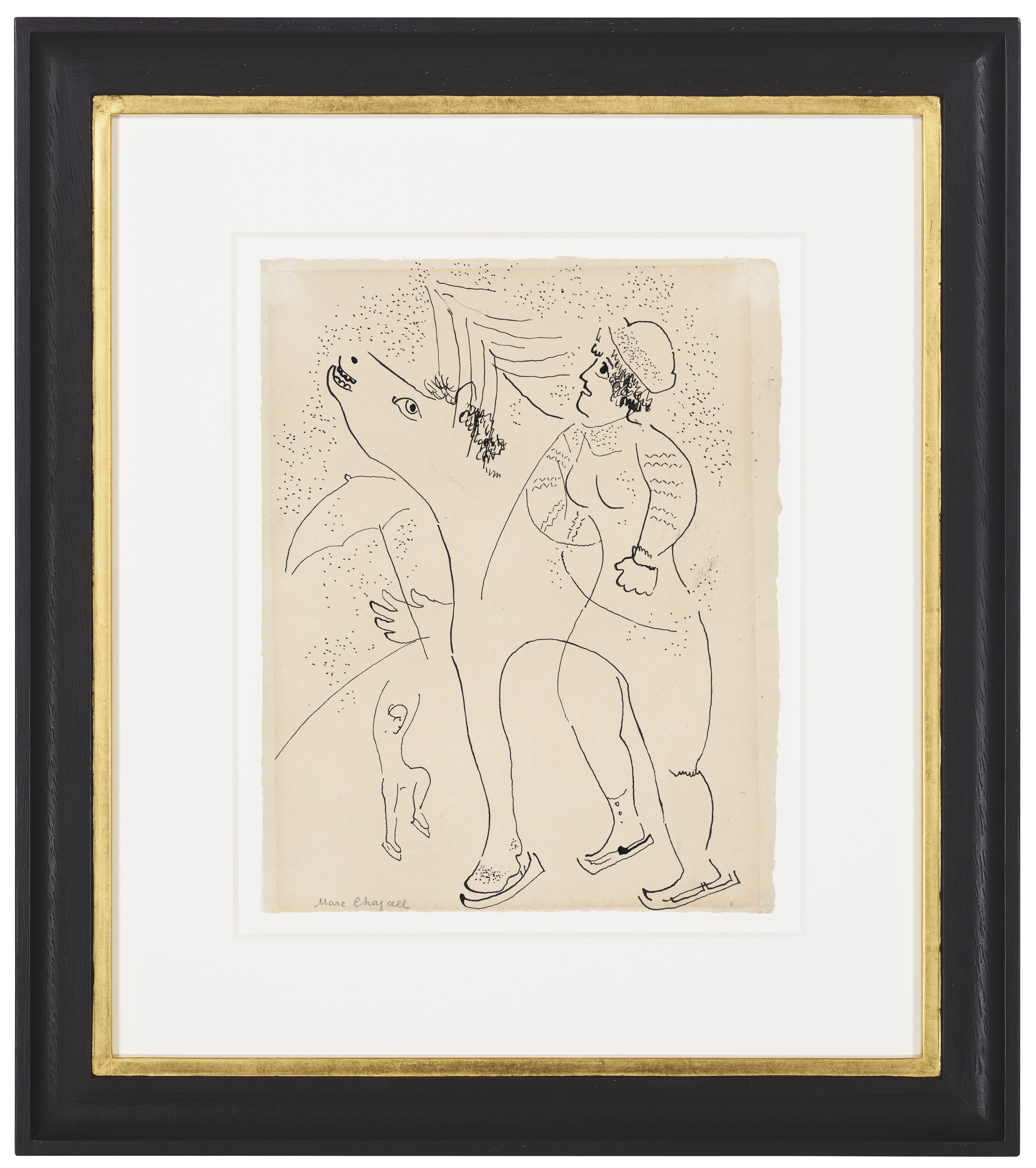 Marc Chagall — Патинеры, изображение 2