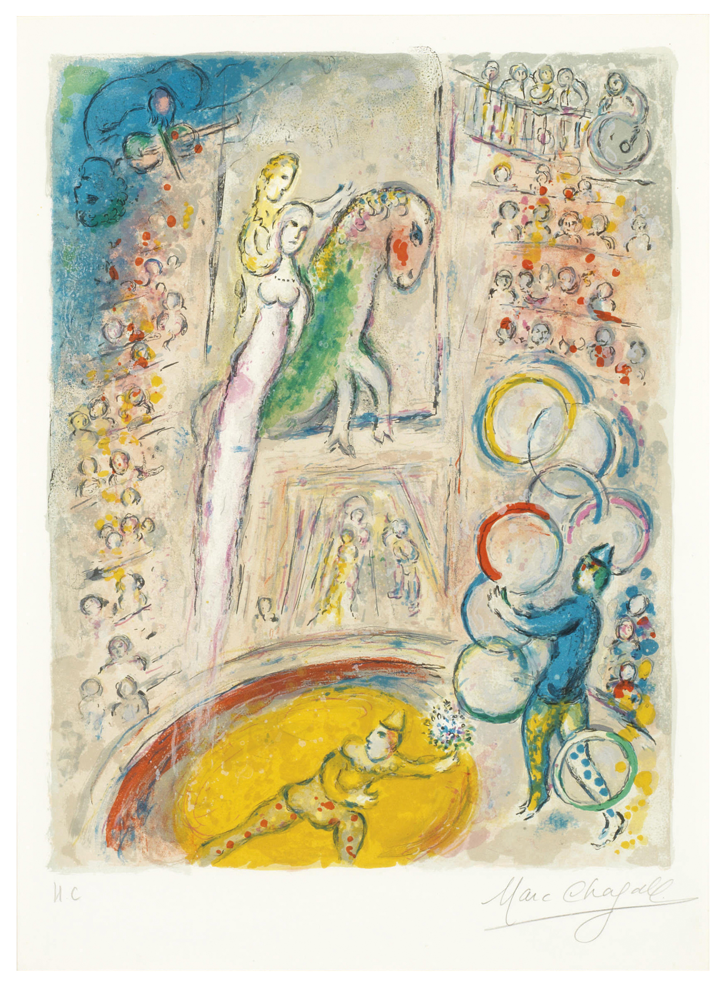 Marc Chagall — Le Cirque : одна тарелка