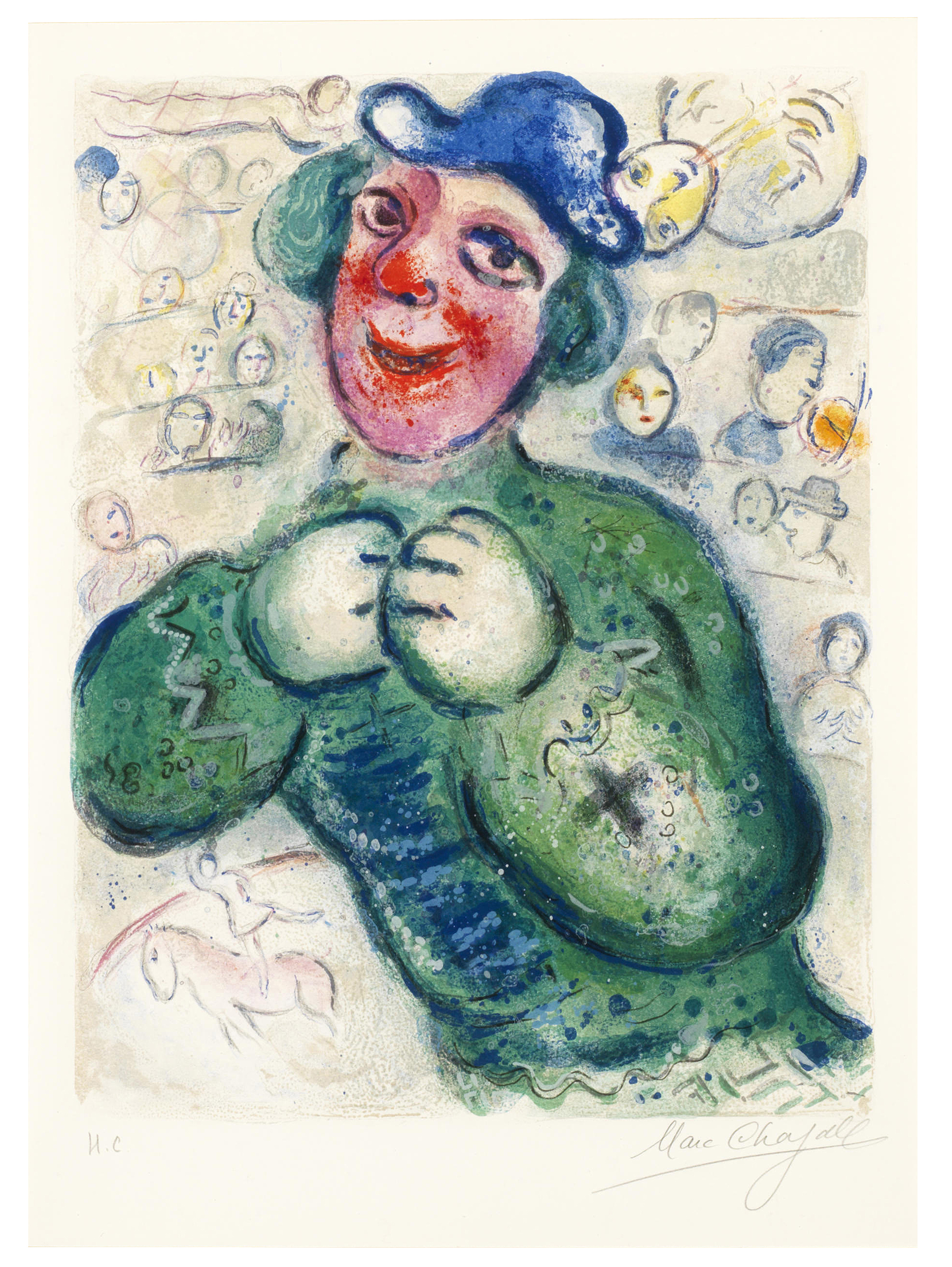 Marc Chagall — Le Cirque : одна тарелка