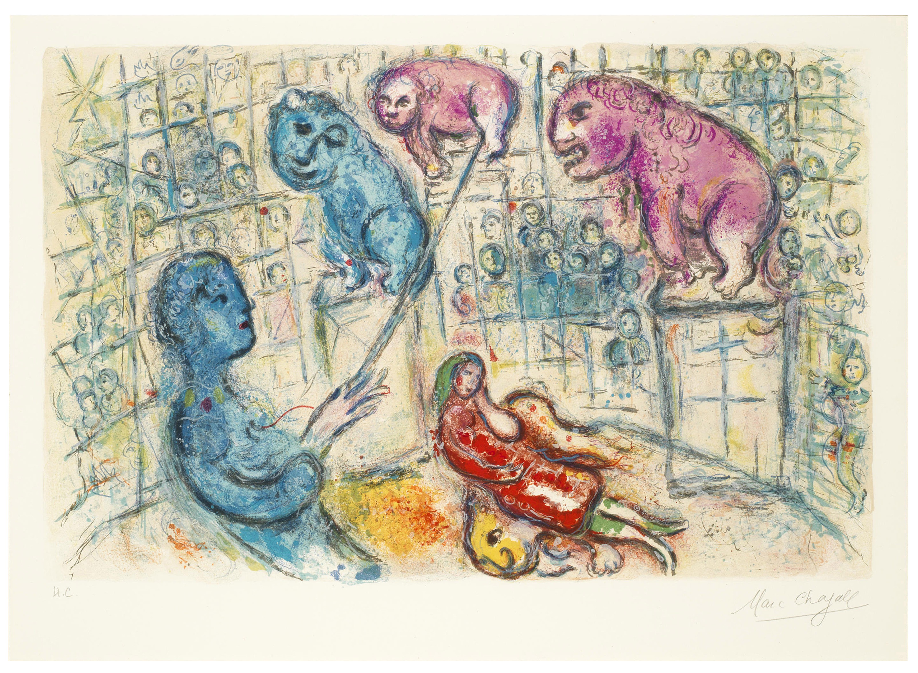 Marc Chagall — Le Cirque : одна тарелка