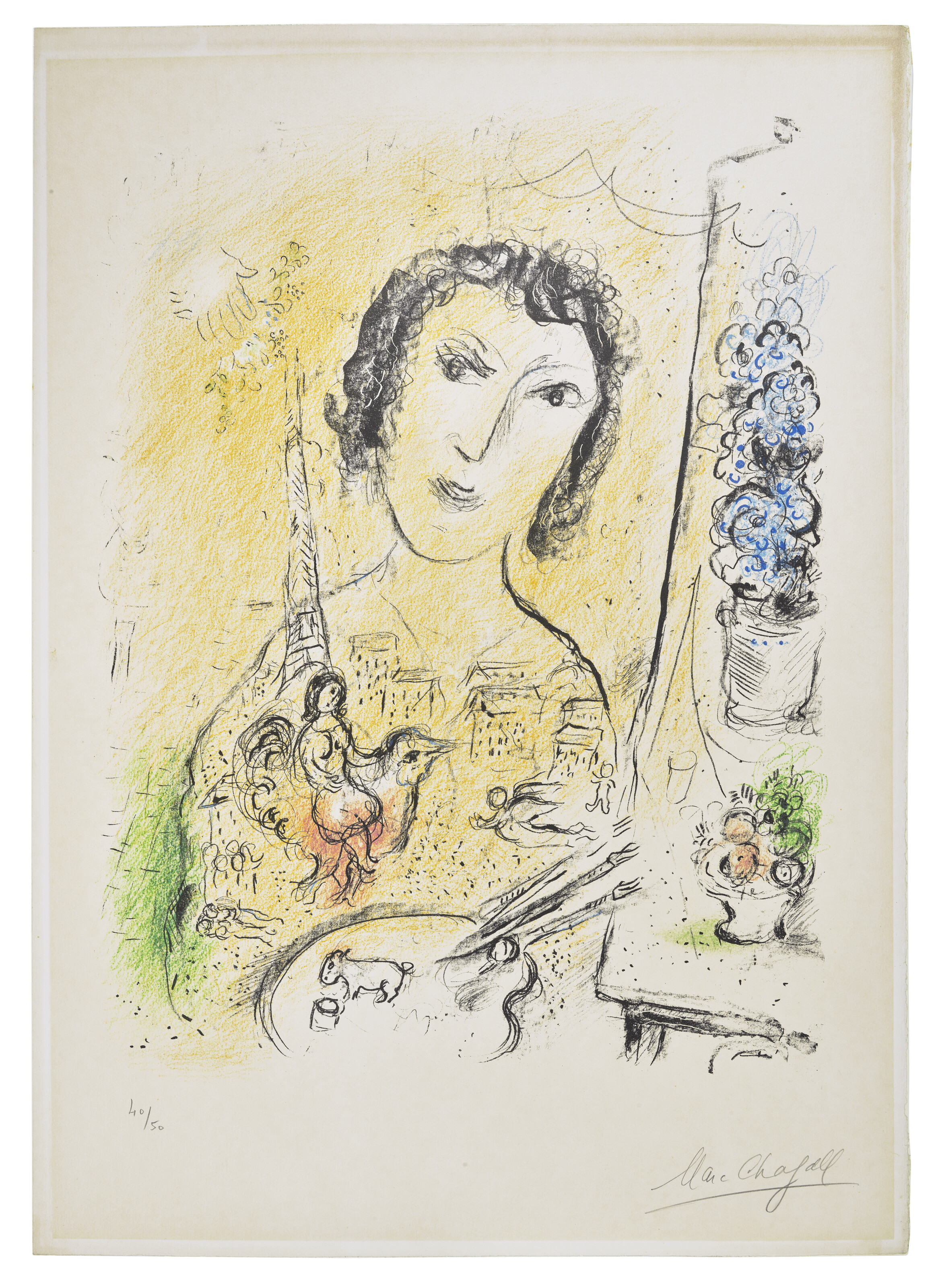 Marc Chagall — Автопортрет, изображение 3