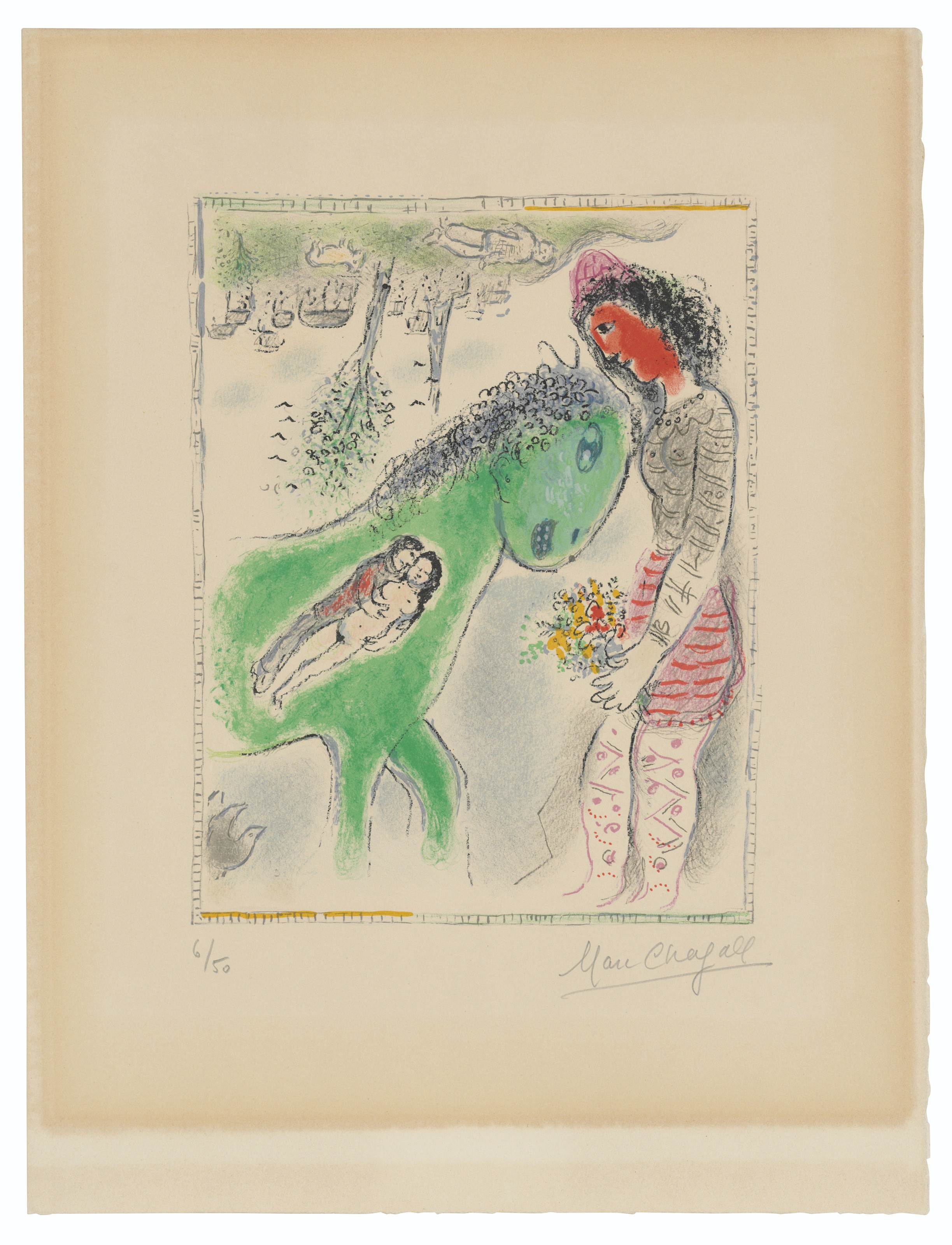 Marc Chagall — Ле шевалье верт, изображение 2