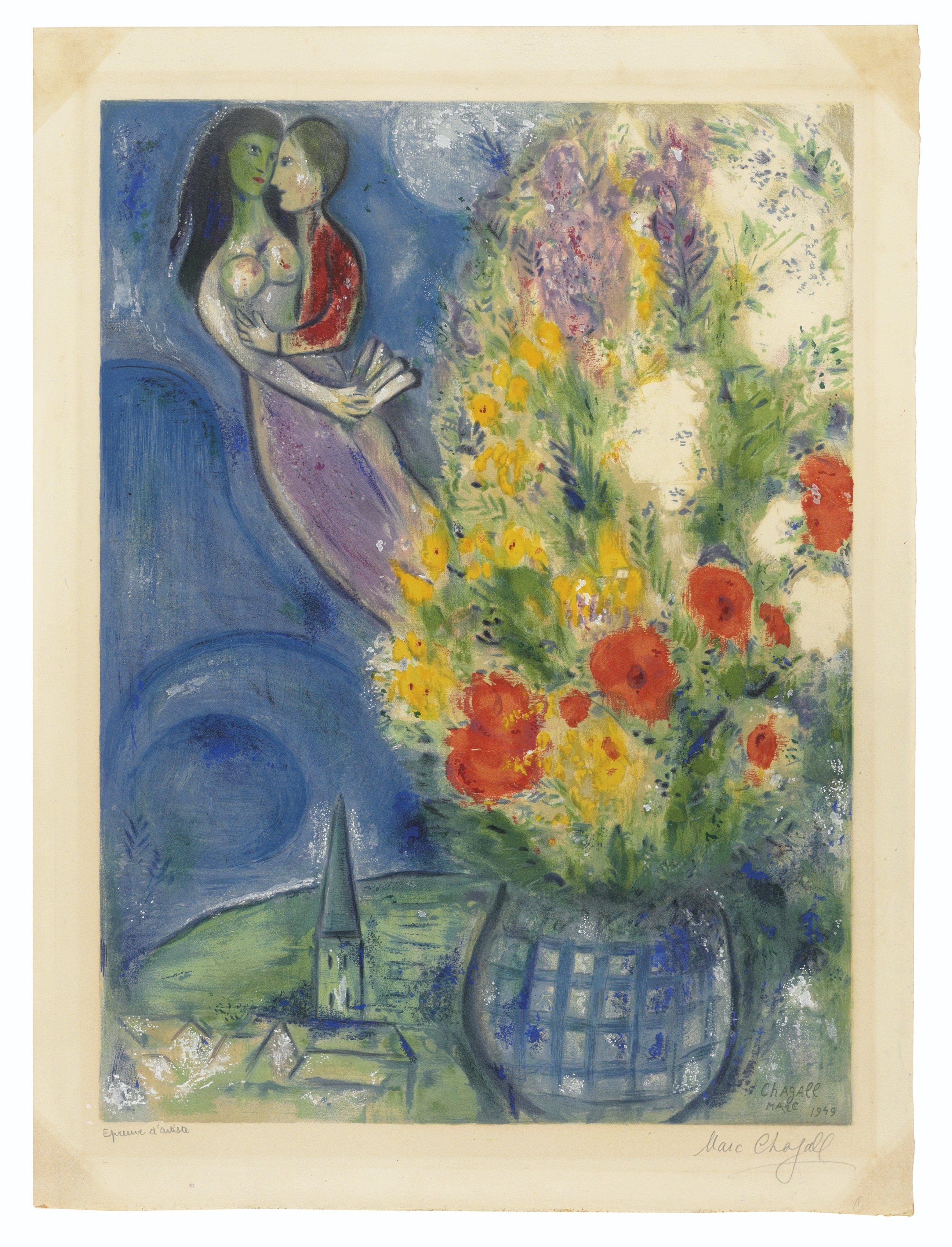 Marc Chagall — Коклюшки, изображение 2