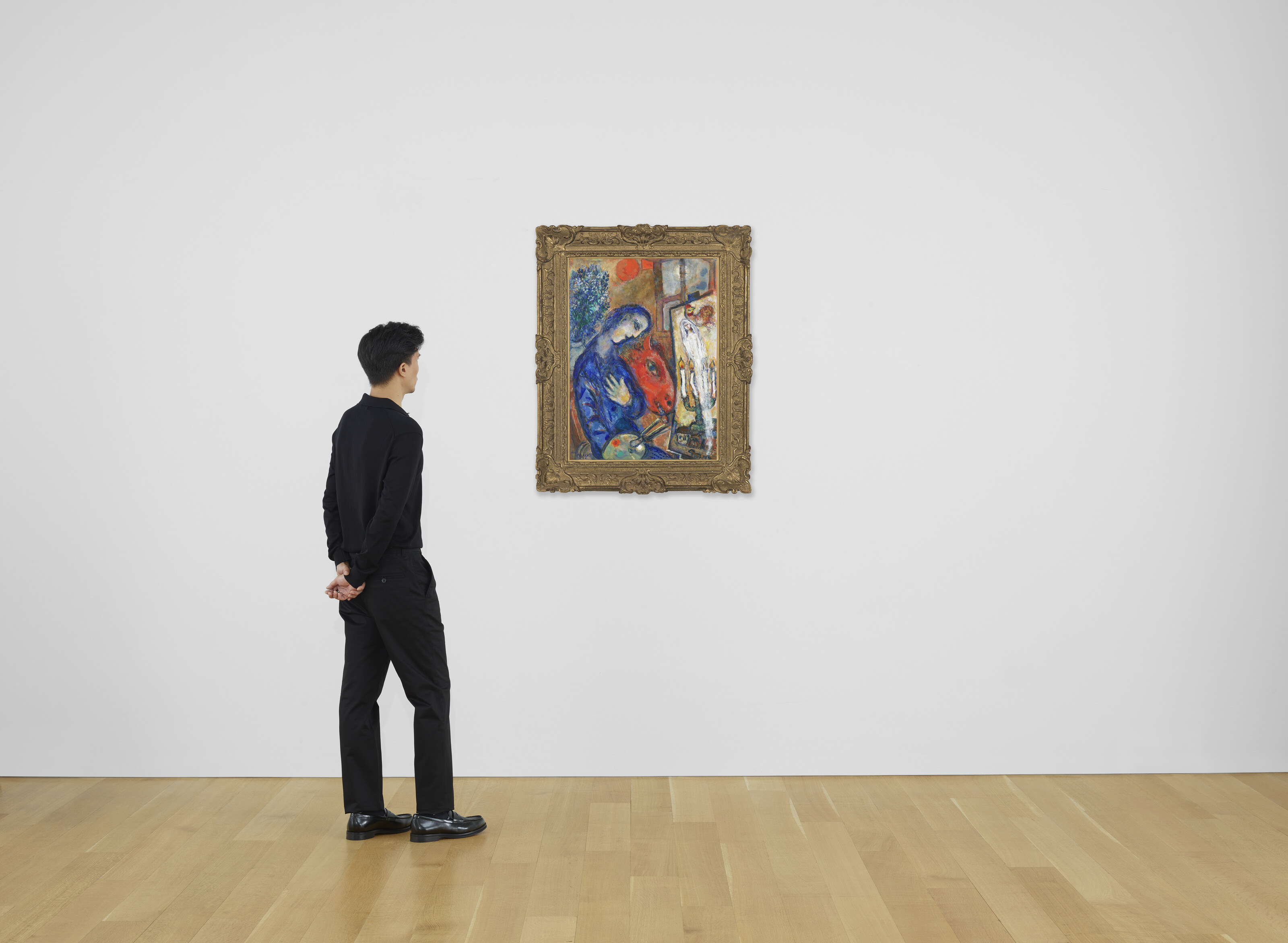 Marc Chagall — Любовник и тет-а-тет с розовым животным, изображение 4