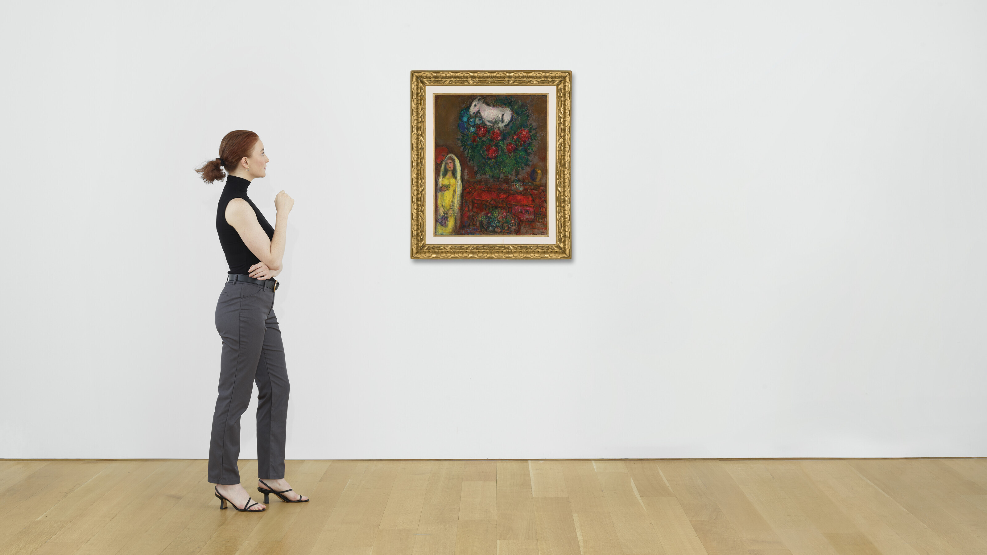 Marc Chagall — Желтая мария в деревне, изображение 4