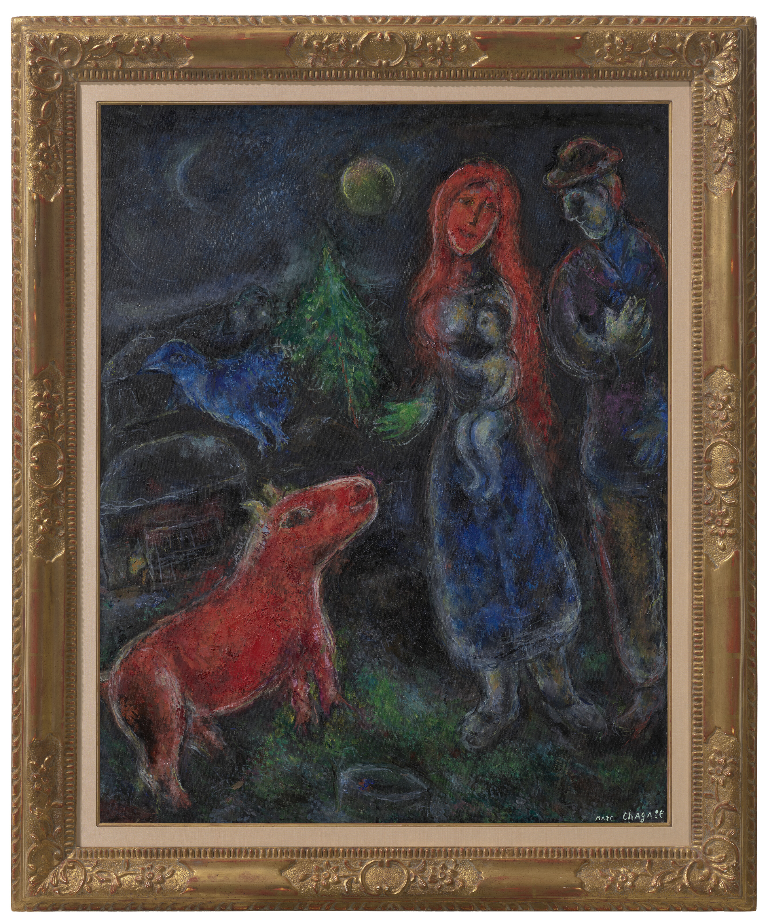 Marc Chagall — Сцена с пейсанной, изображение 3