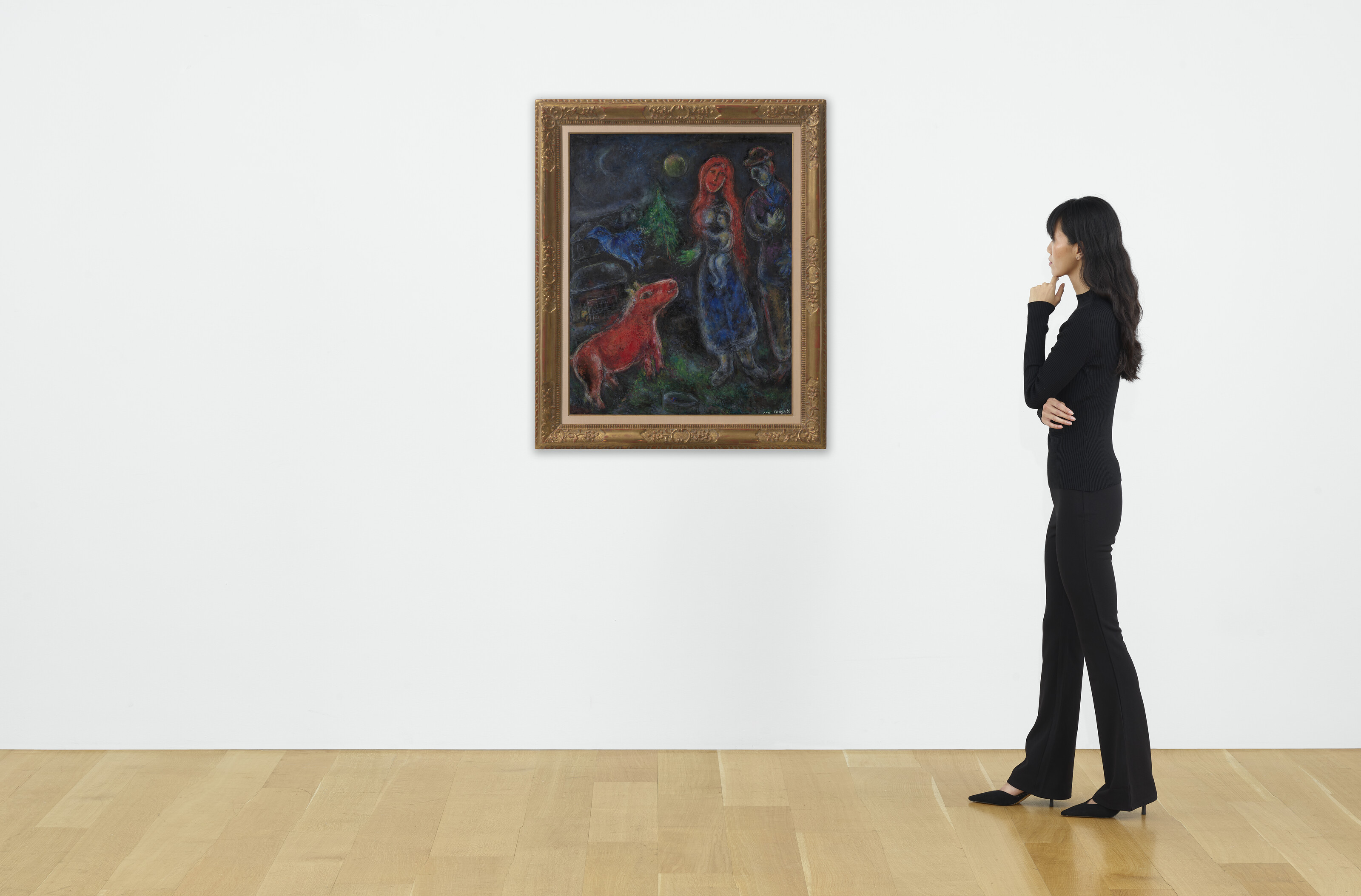 Marc Chagall — Сцена с пейсанной, изображение 5