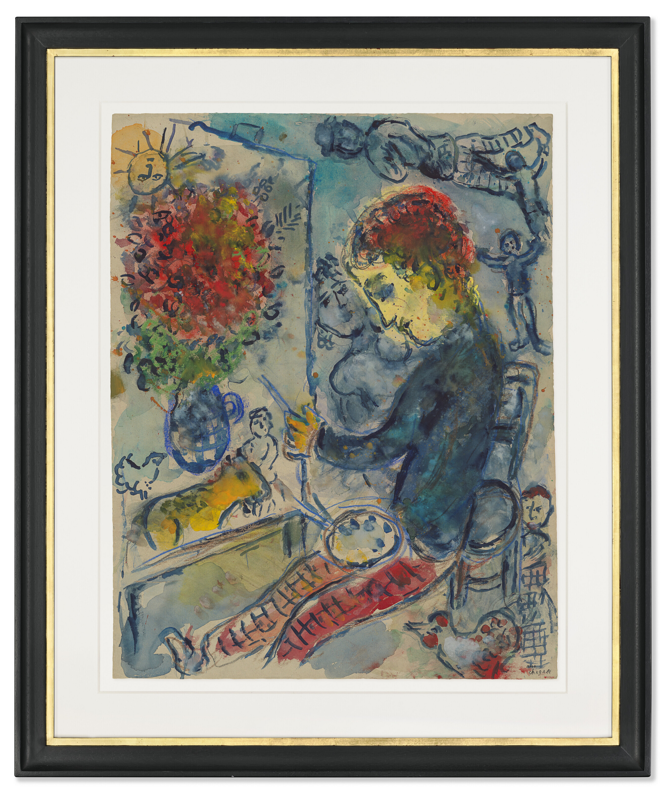 Marc Chagall — Взгляд на желтое лицо, изображение 2