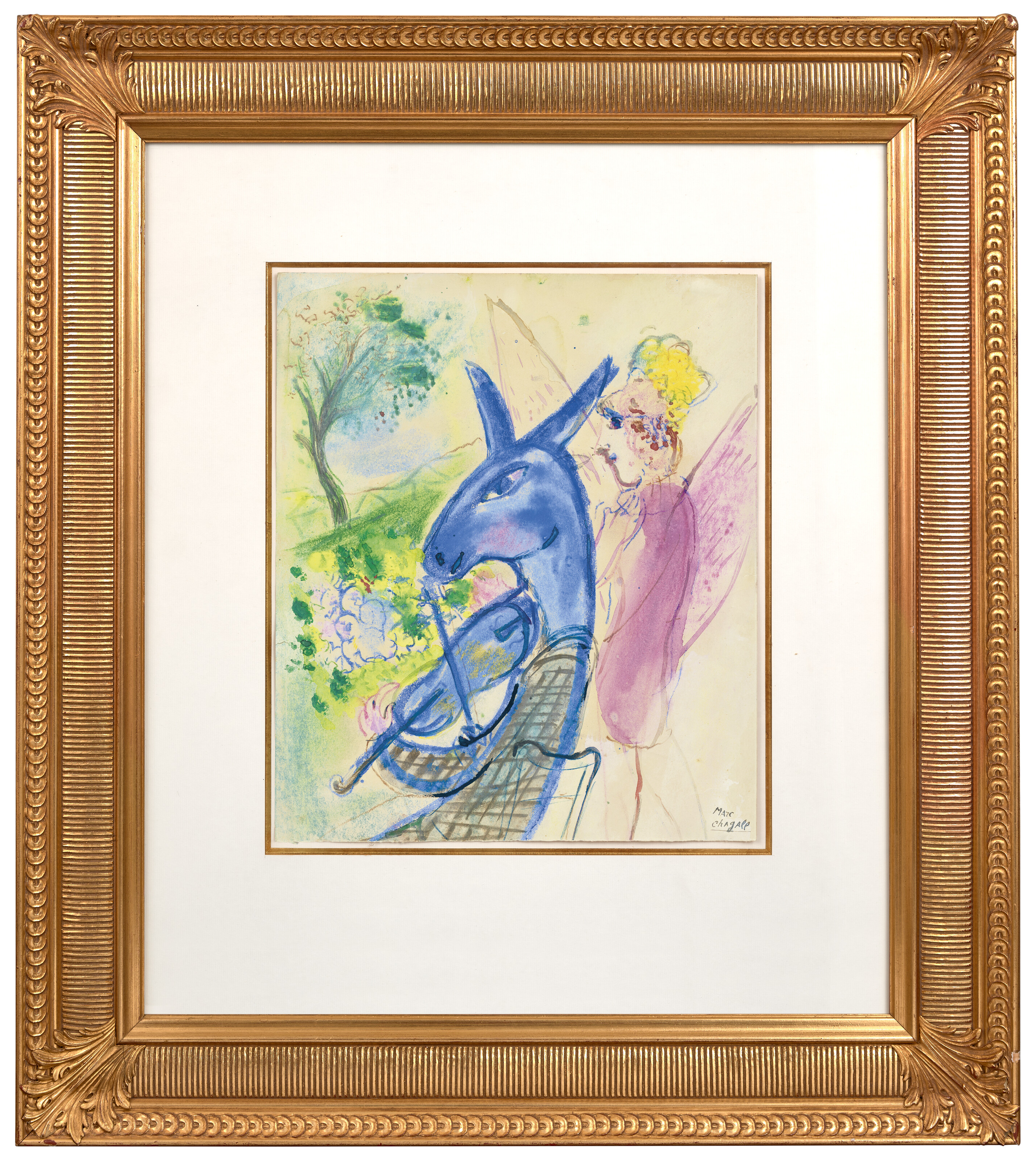 Marc Chagall — Молодая виолонистка из кампании, изображение 2