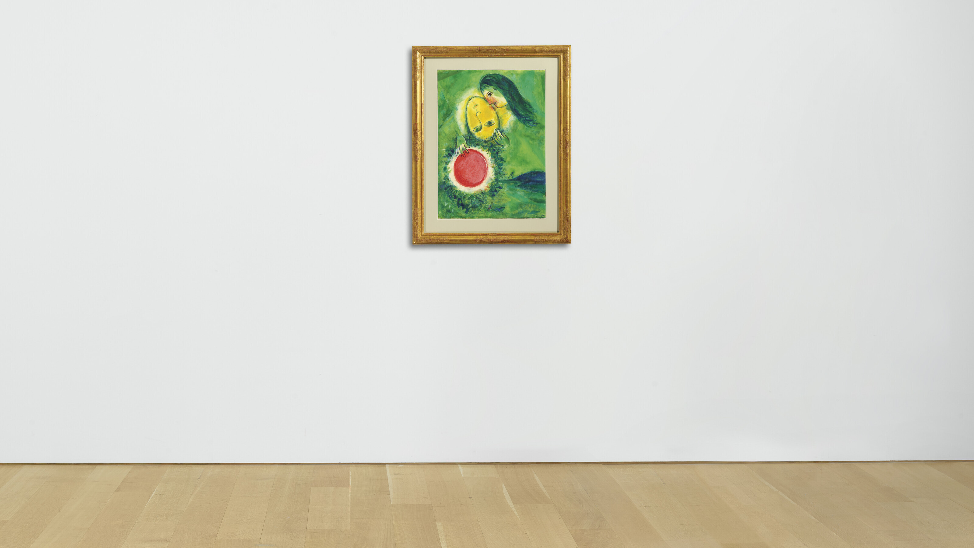 Marc Chagall — Солей на берегу реки или на берегу реки, на вершине Солей в Сен-Жане, изображение 3
