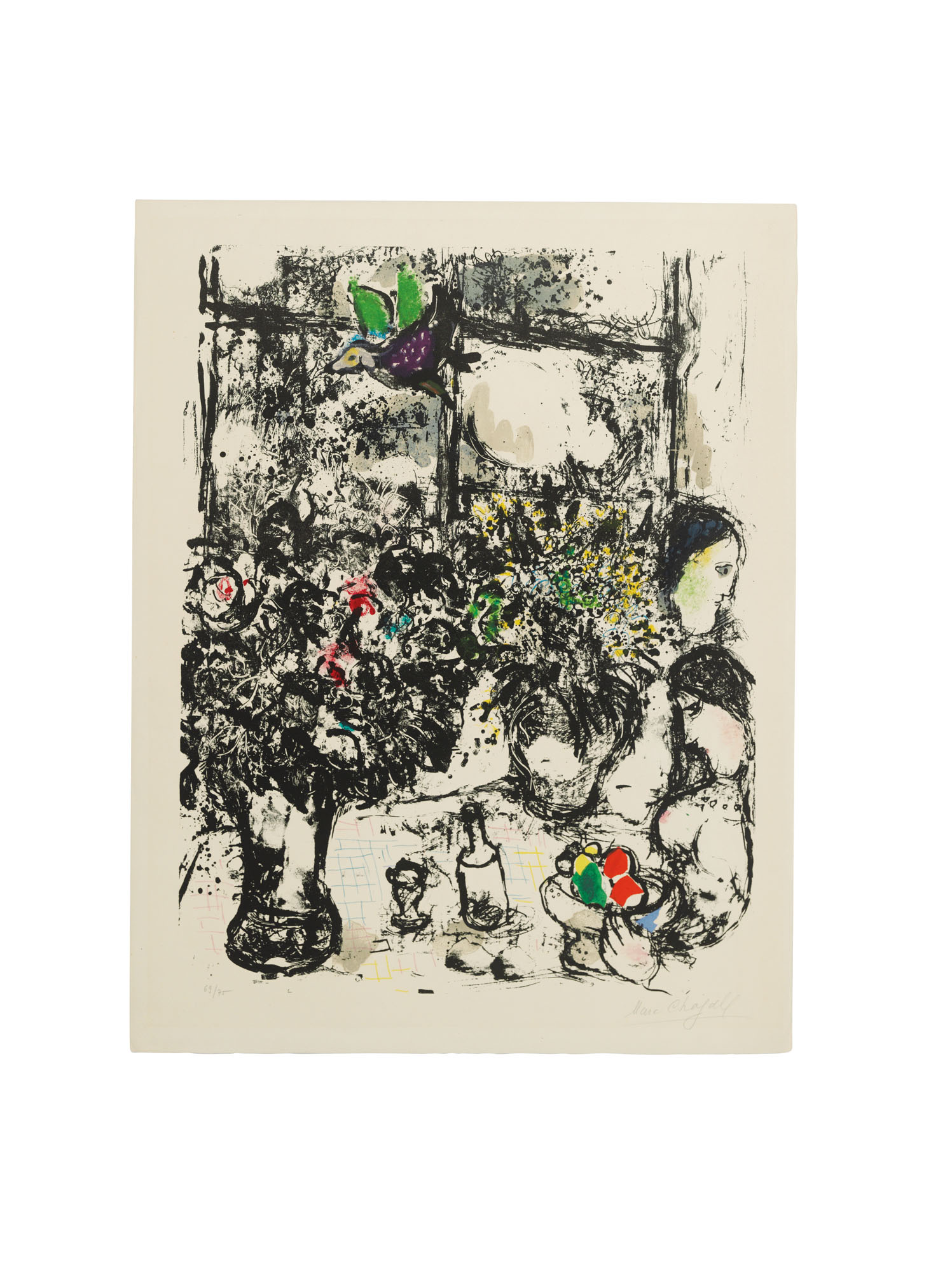 Marc Chagall — Смерть природы в букете