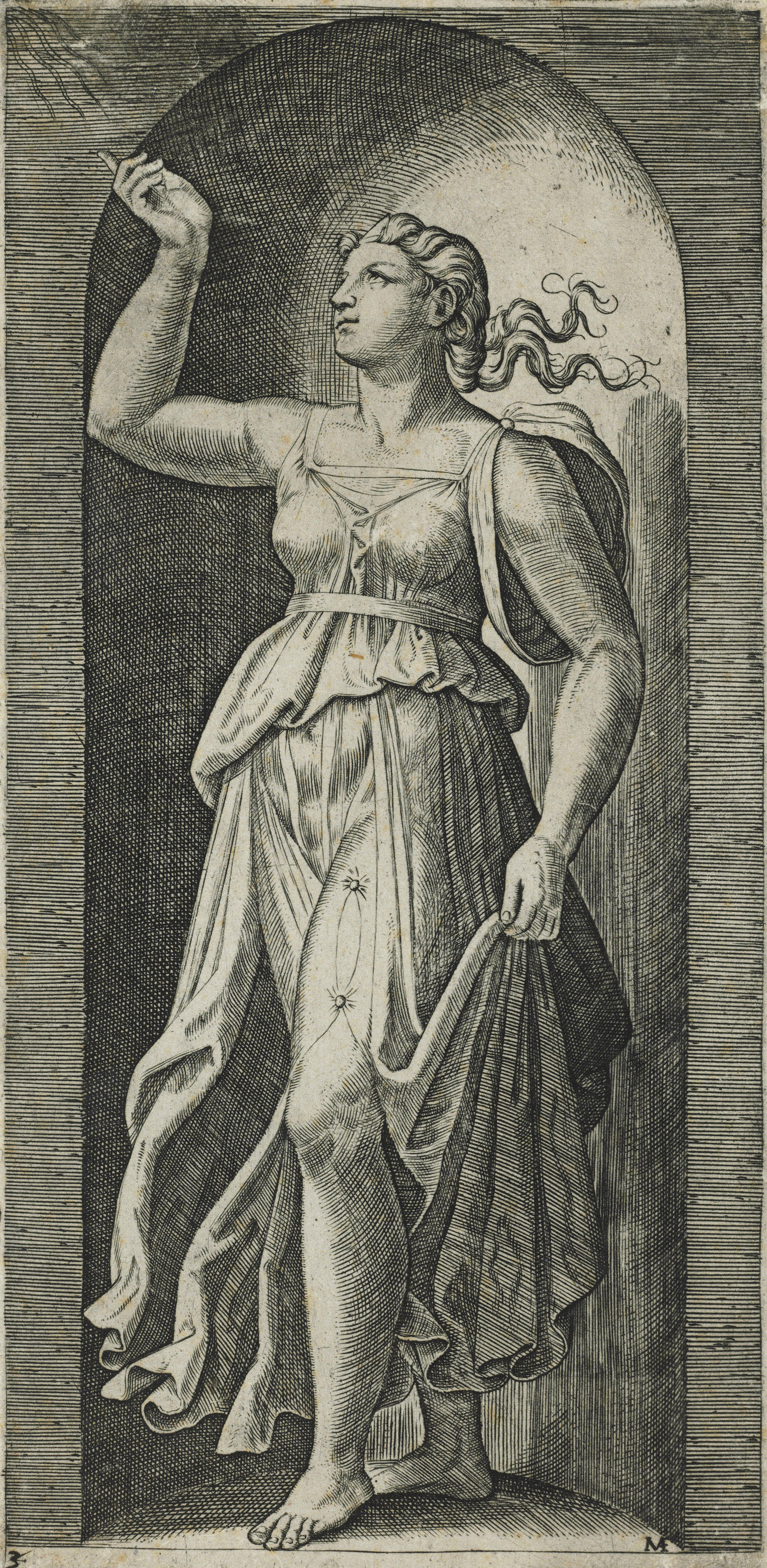 Marcantonio Raimondi — Семь добродетелей