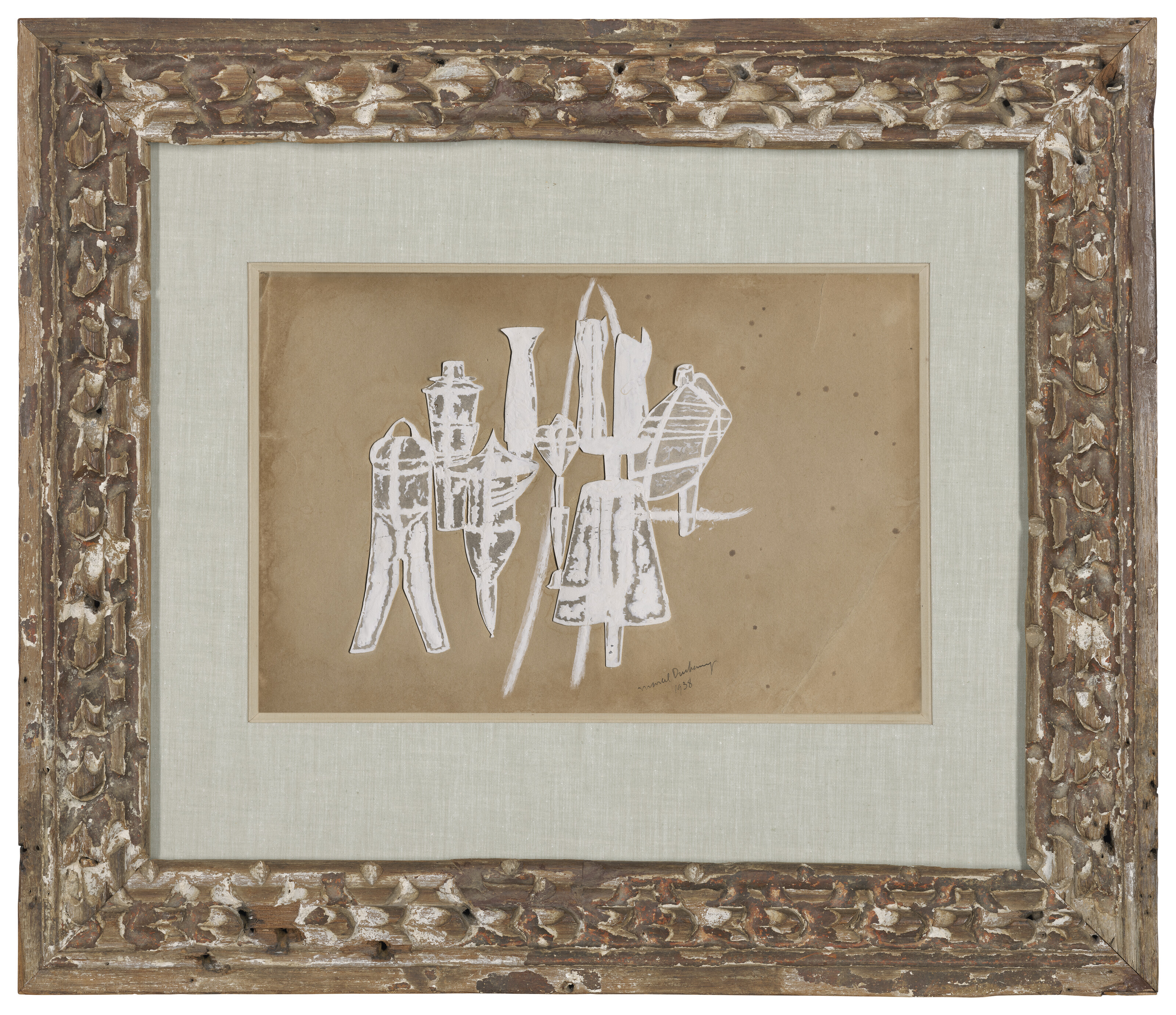 Marcel Duchamp — 9 мулле малик, этюд, изображение 2
