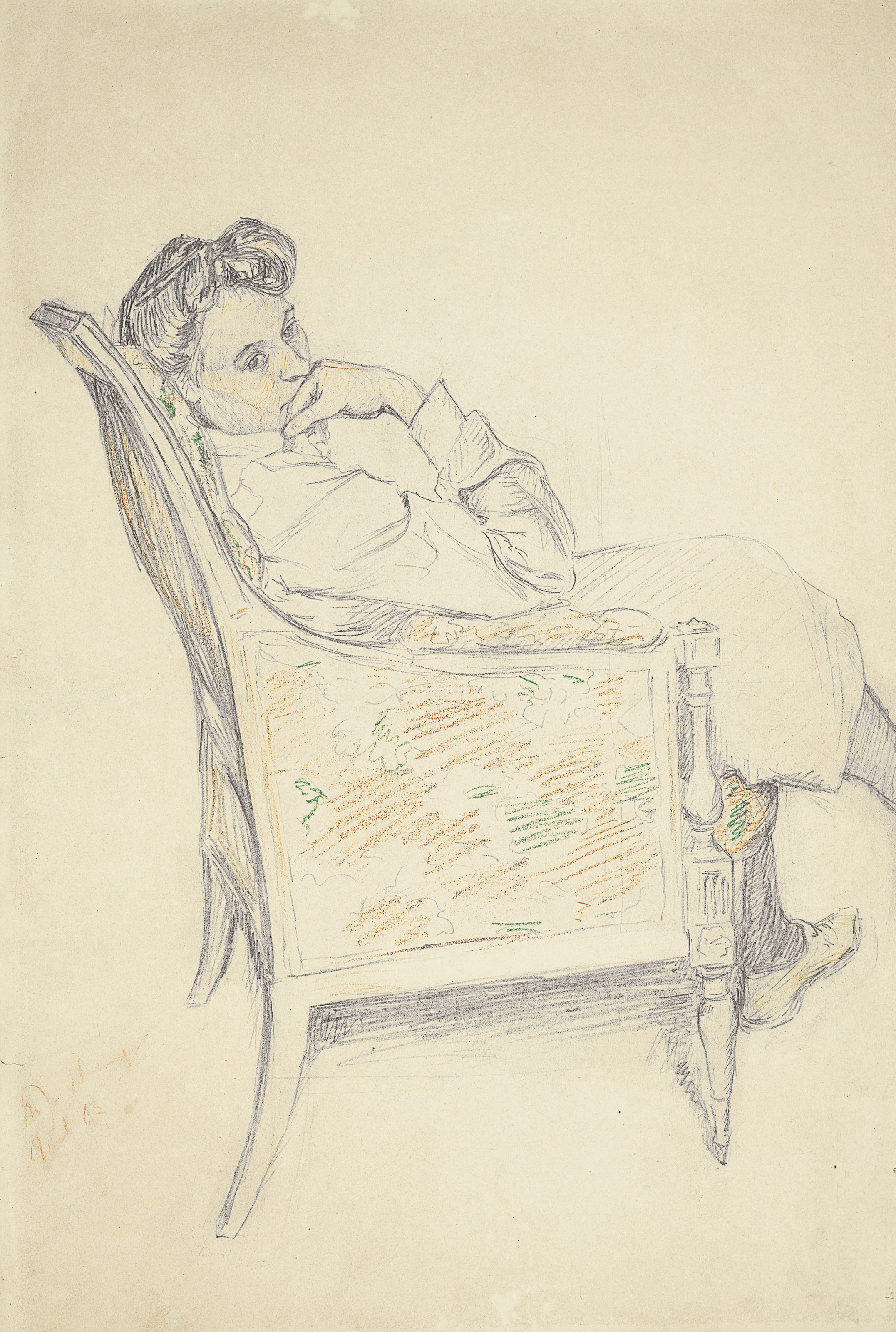 Marcel Duchamp — Сюзанна Дюшан ассизе ( спереди ); Сюзанна Дюшан дебют ( сзади ), изображение 2