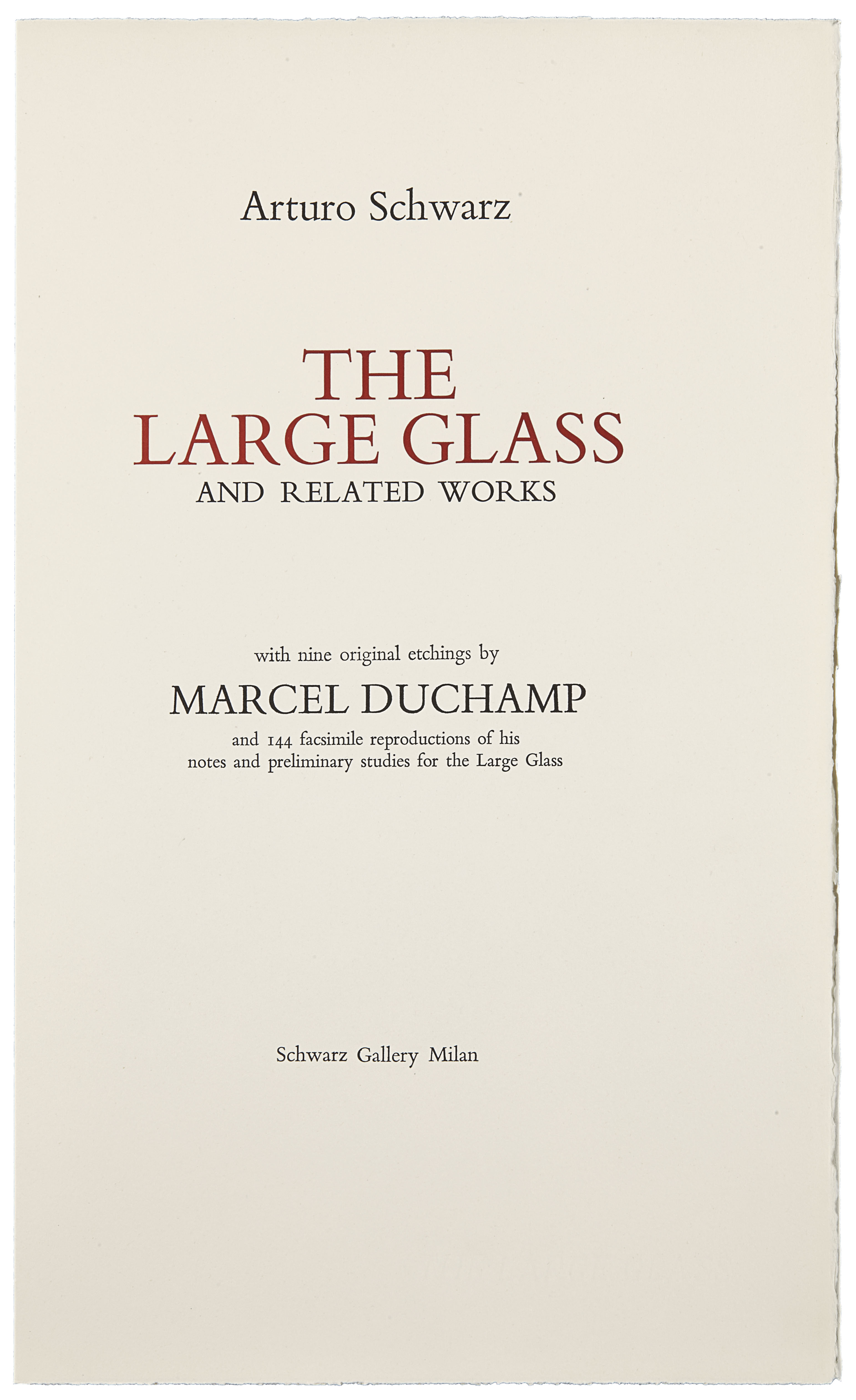 Marcel Duchamp — Артуро Шварц: Большое стекло и связанные с ним работы, изображение 2