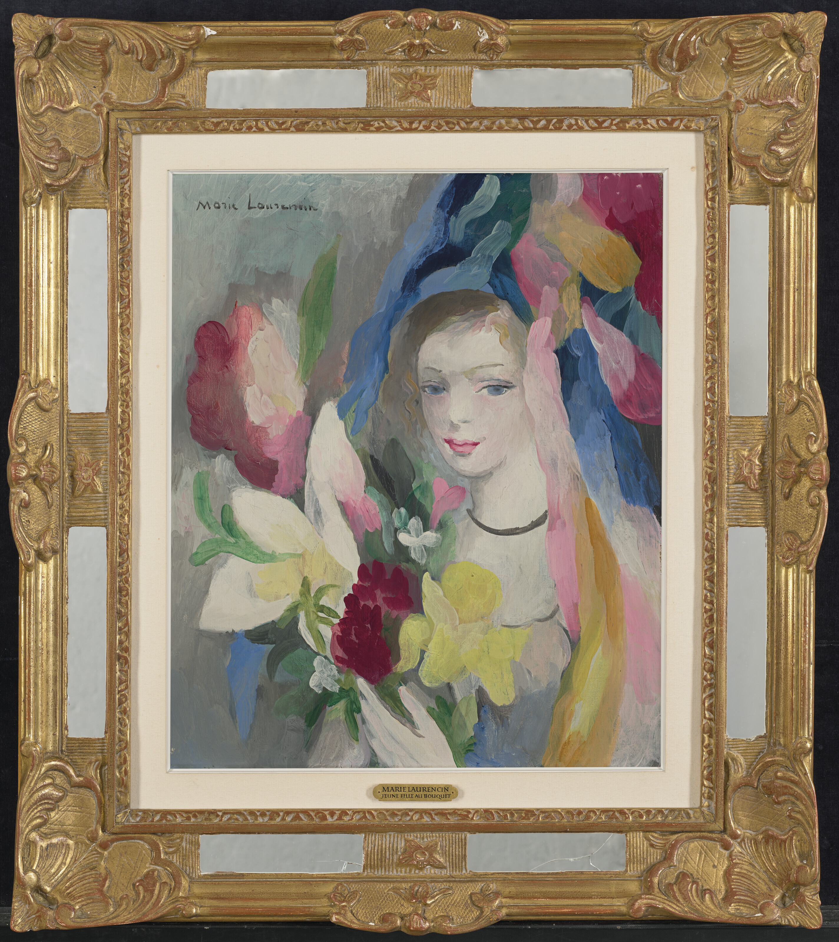 Marie Laurencin — Молодая девушка с букетом, изображение 4