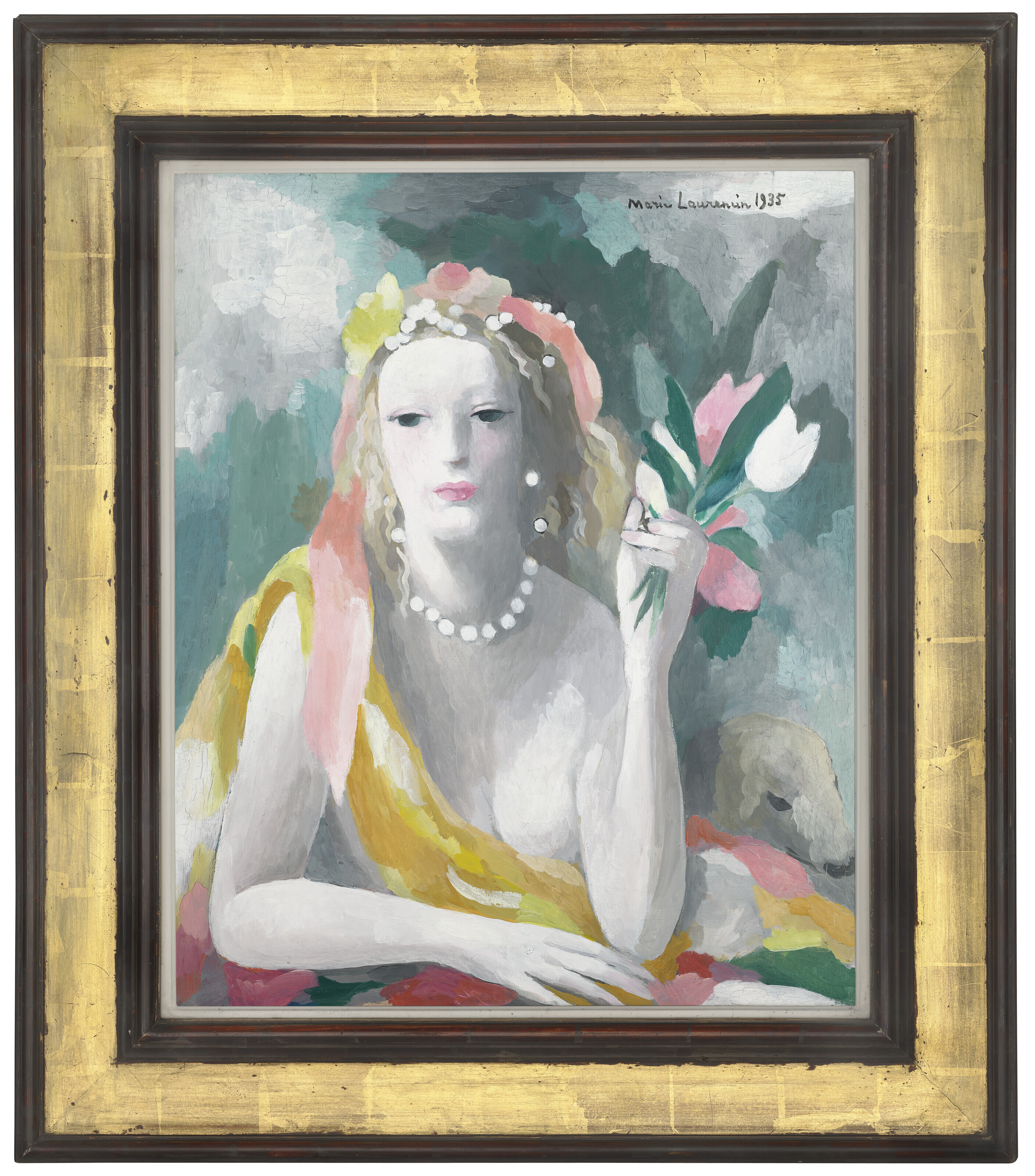 Marie Laurencin — Женщина-арендатор цветов на принтах, изображение 2