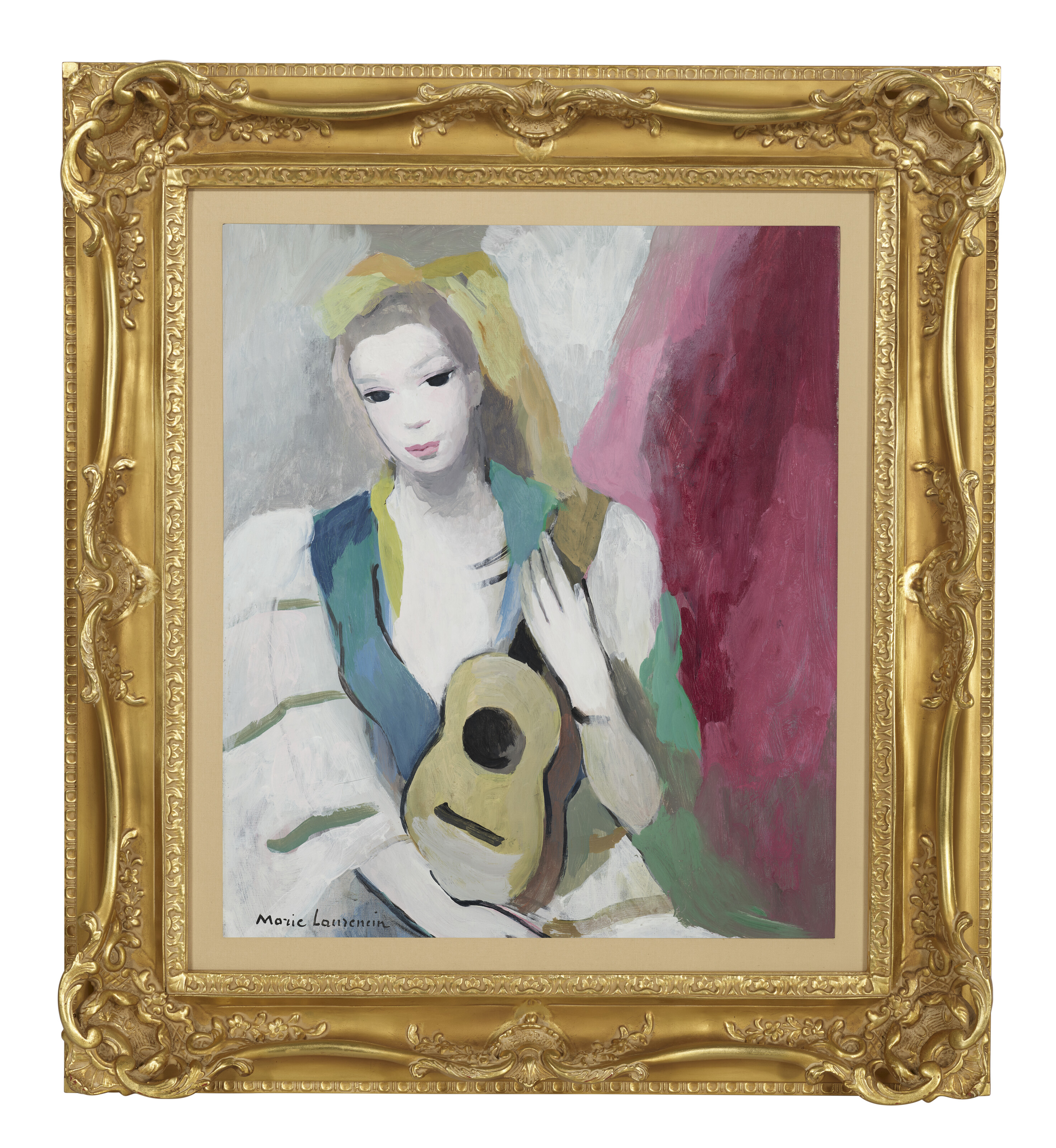 Marie Laurencin — Молодая девушка под гитару, изображение 3
