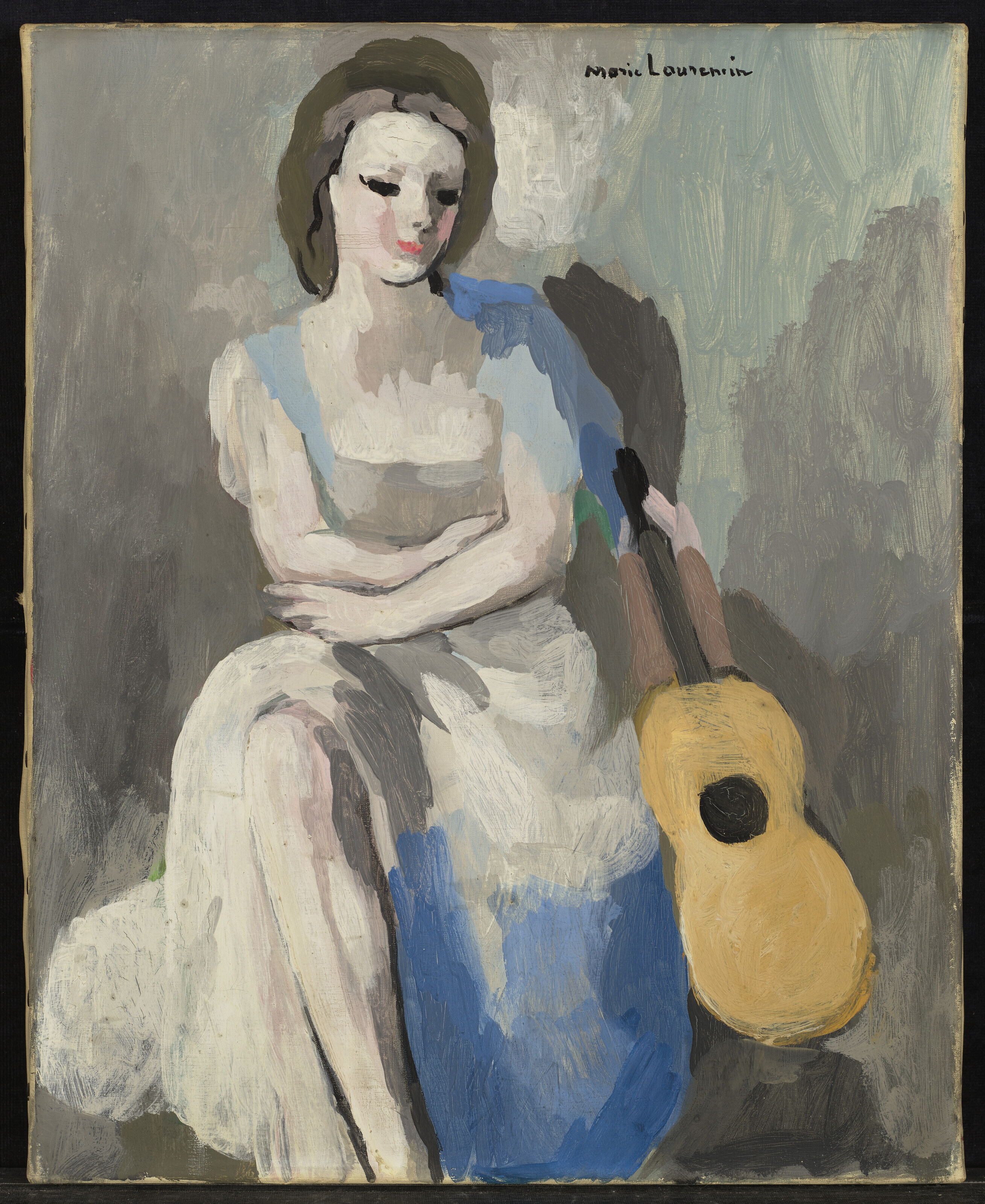 Marie Laurencin — Молодая девушка под гитару, изображение 2