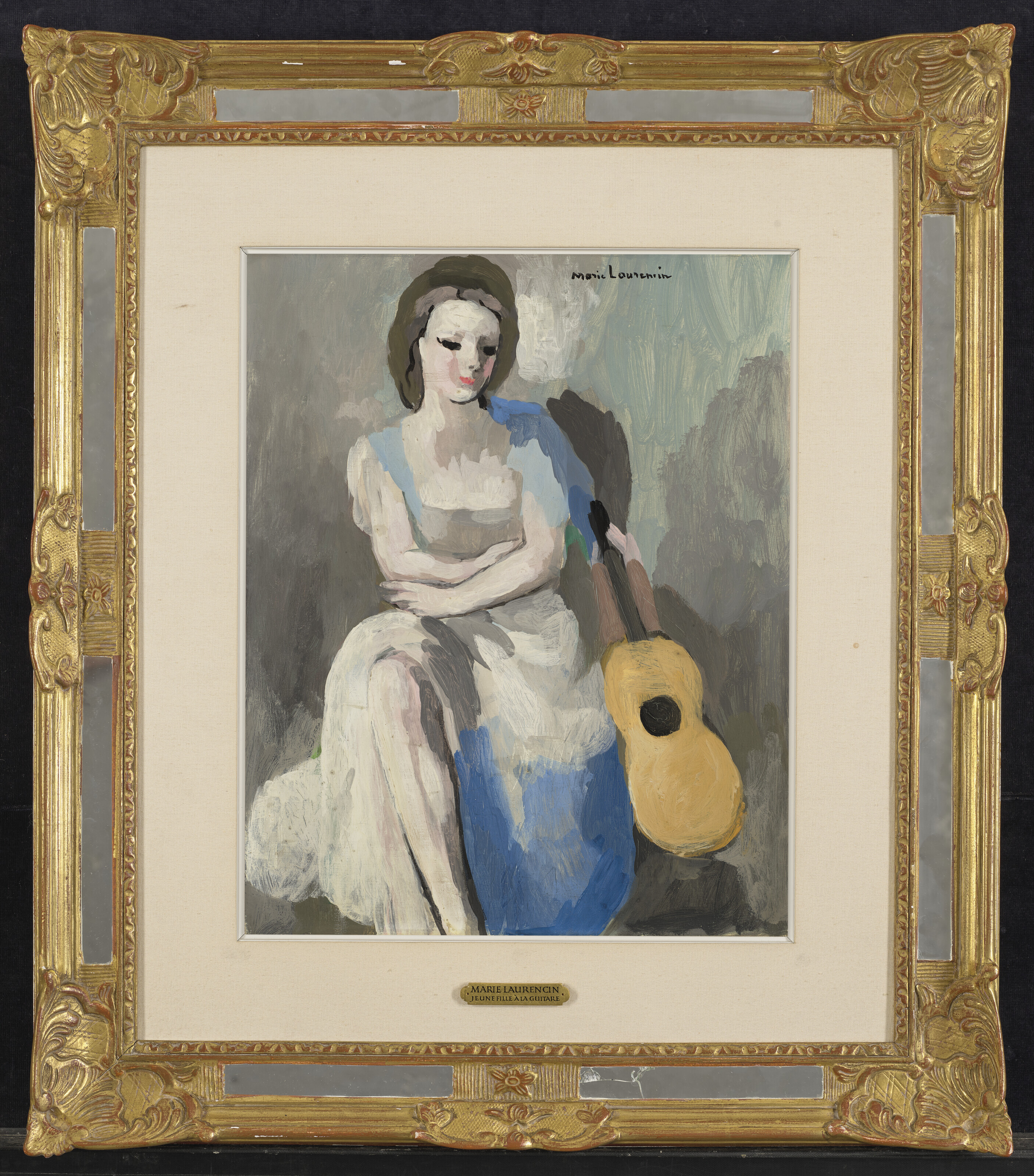 Marie Laurencin — Молодая девушка под гитару, изображение 4