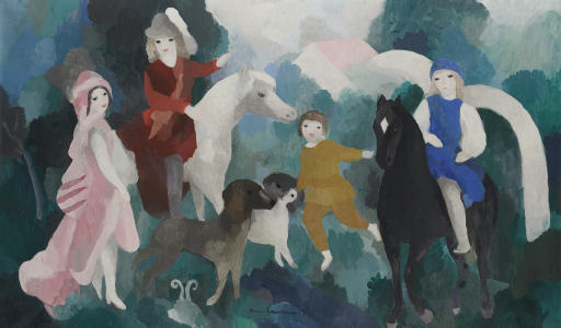 Marie Laurencin — В лесу (Любовное приключение)