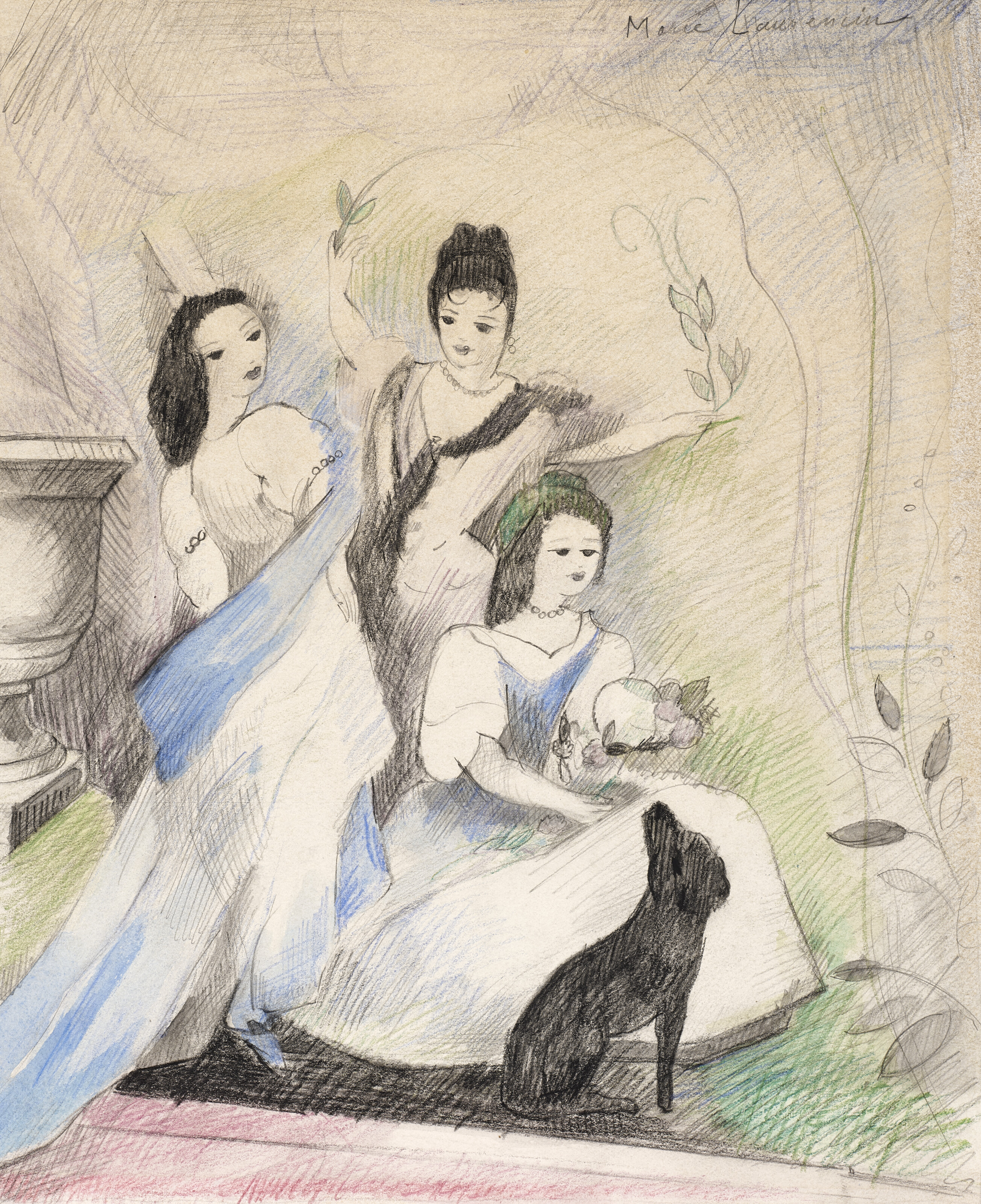 Marie Laurencin — Знакомство с темным рыцарем