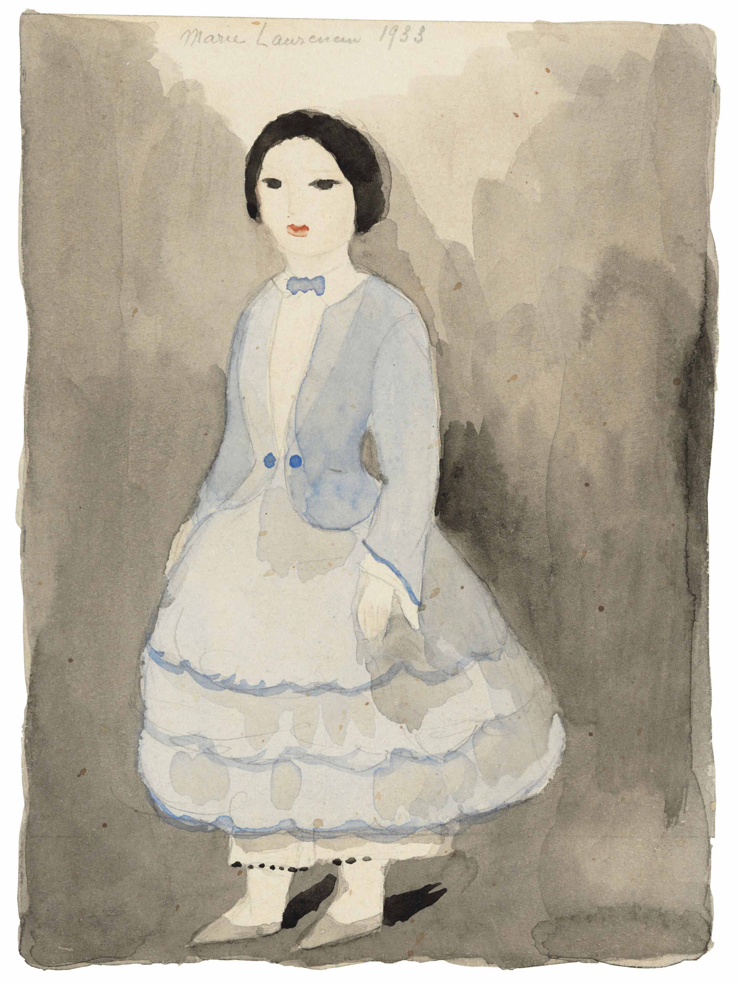 Marie Laurencin — Портрет молодой девушки