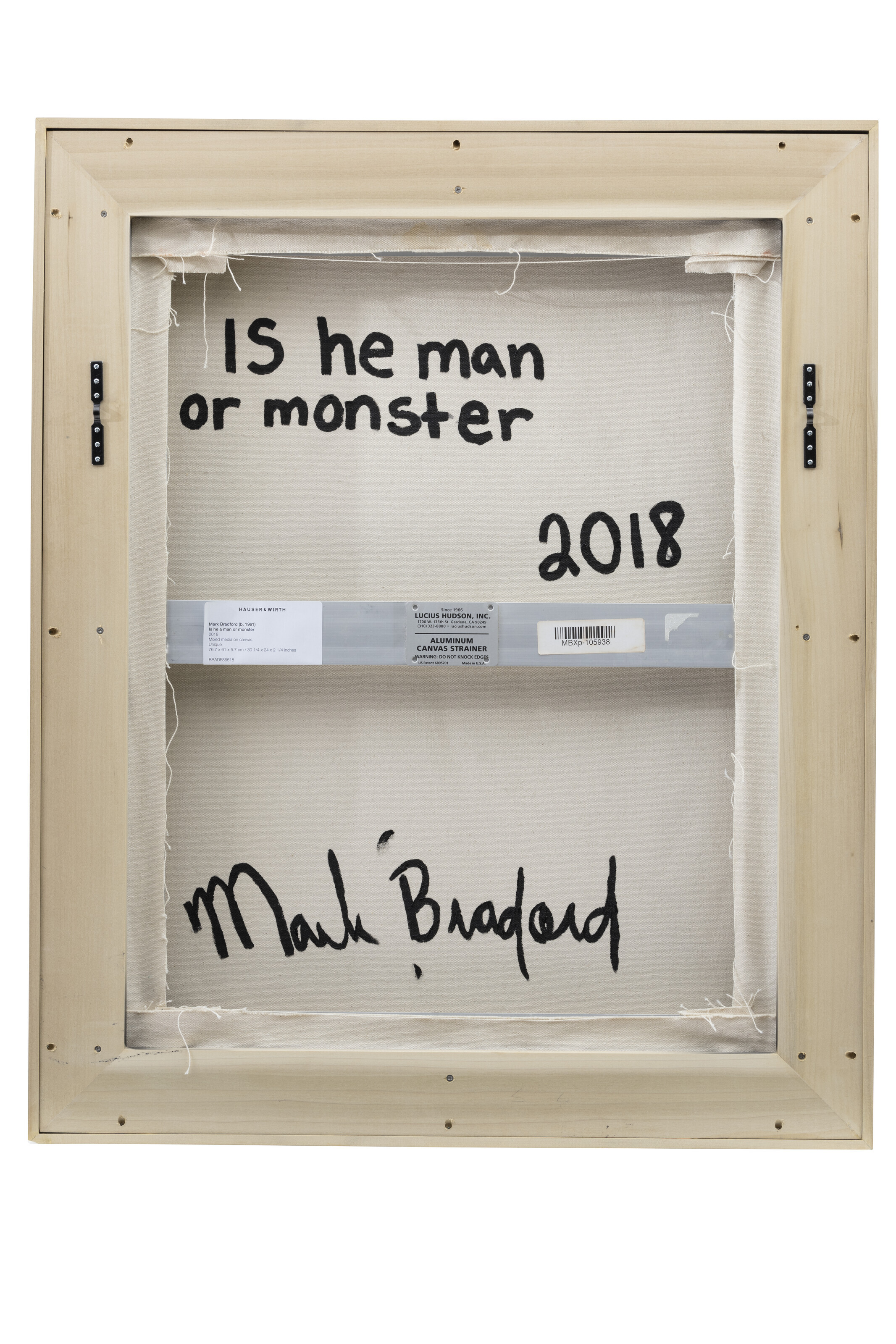 Mark Bradford — Кто он - человек или чудовище, изображение 3