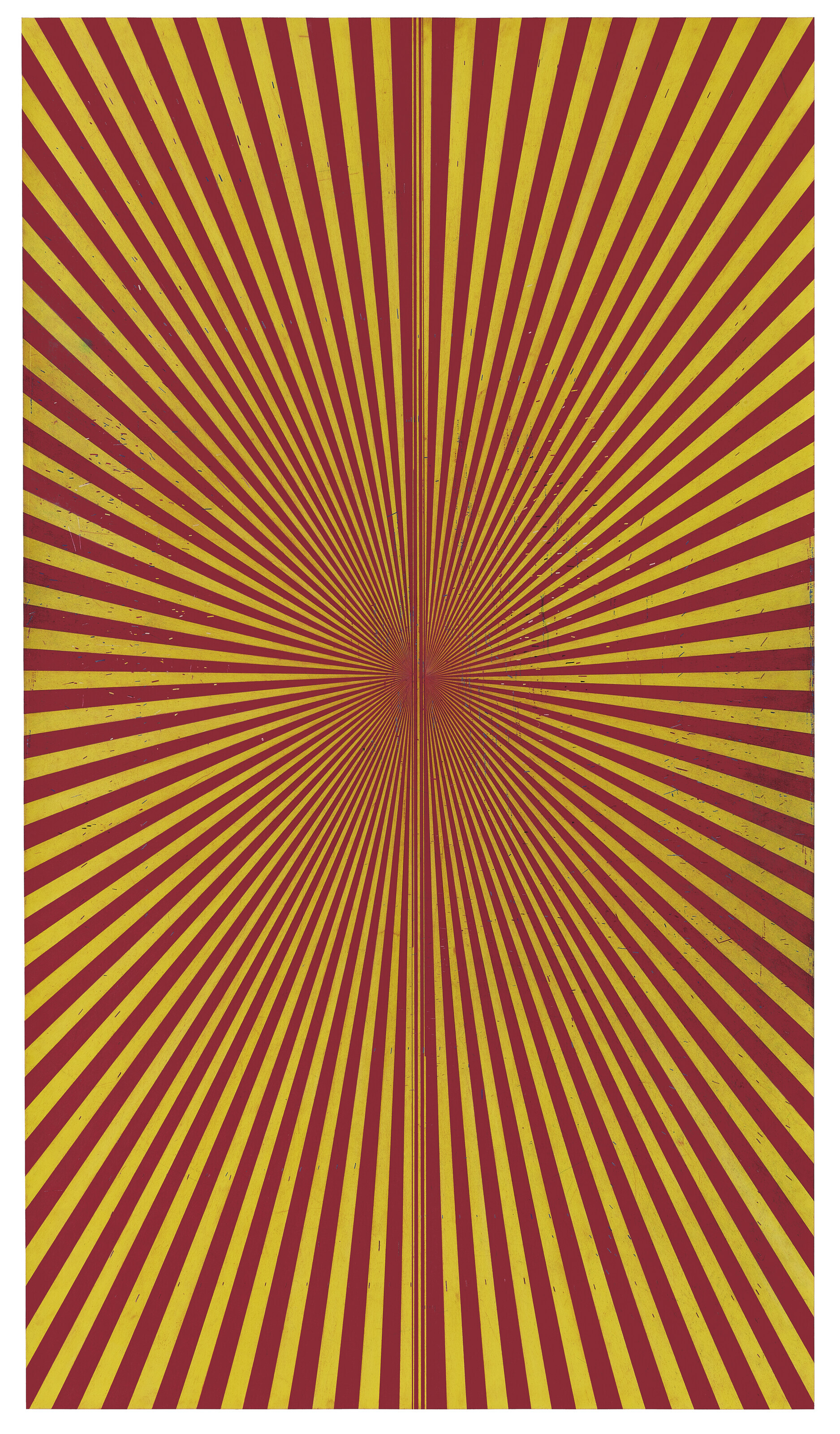 Mark Grotjahn — Без названия (Малиново-красная и канареечно-желтая бабочка 45.93), изображение 1