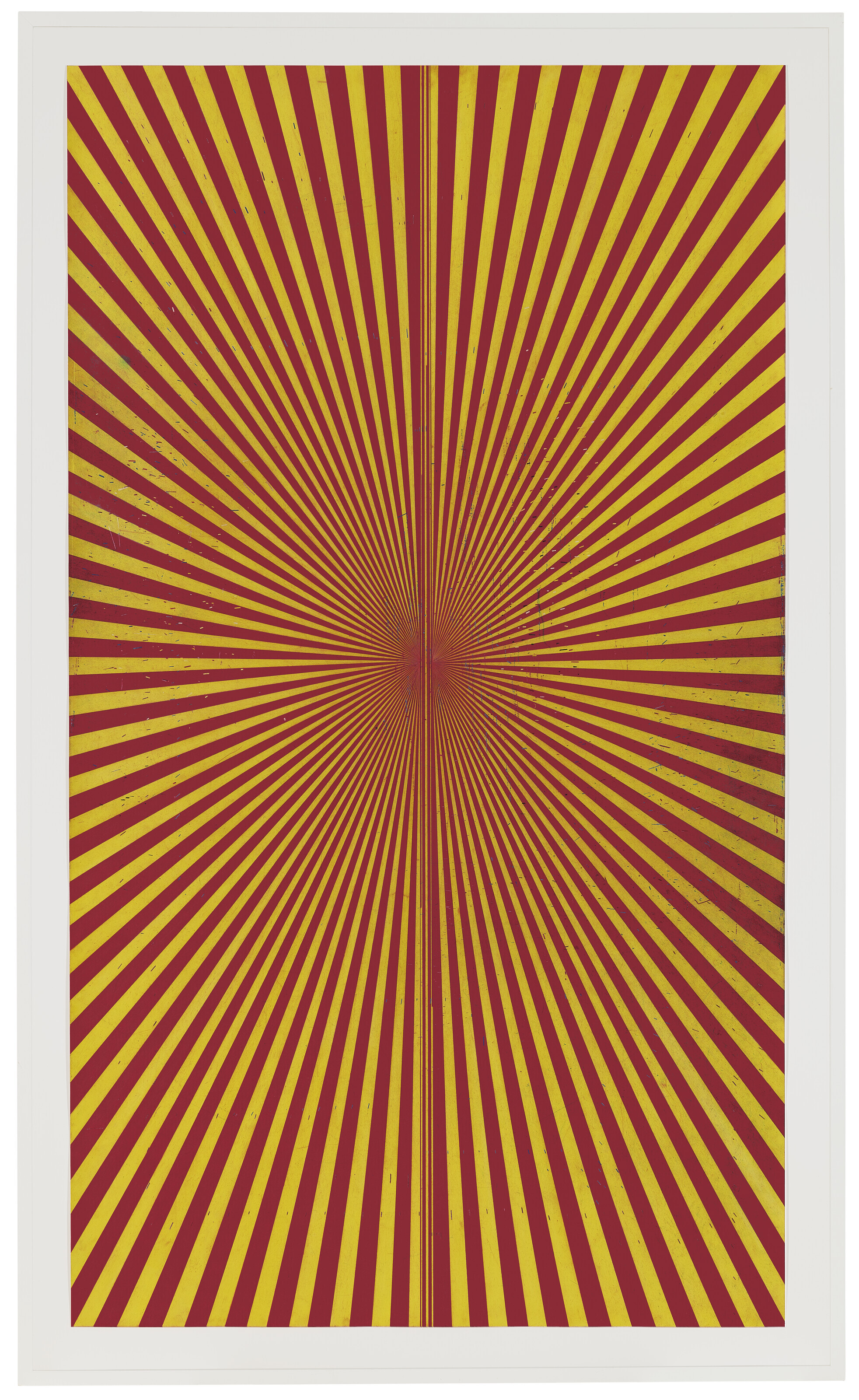 Mark Grotjahn — Без названия (Малиново-красная и канареечно-желтая бабочка 45.93), изображение 2