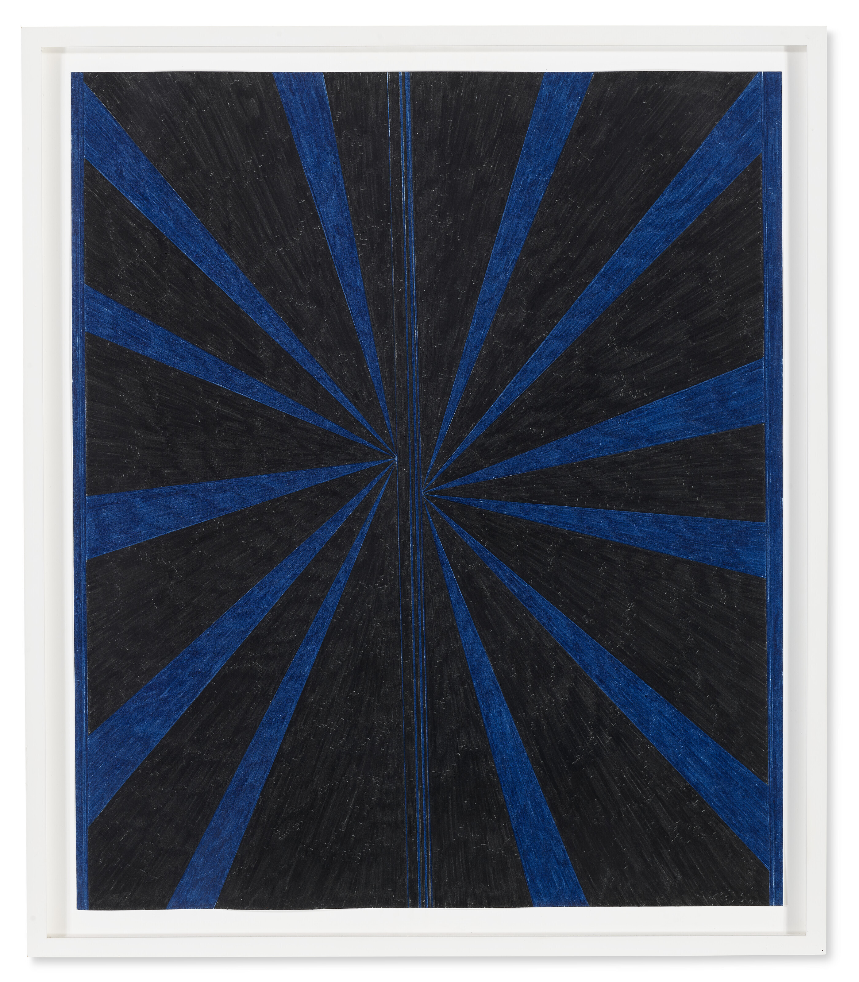 Mark Grotjahn — Без названия (диптих с черно-синими бабочками), изображение 3